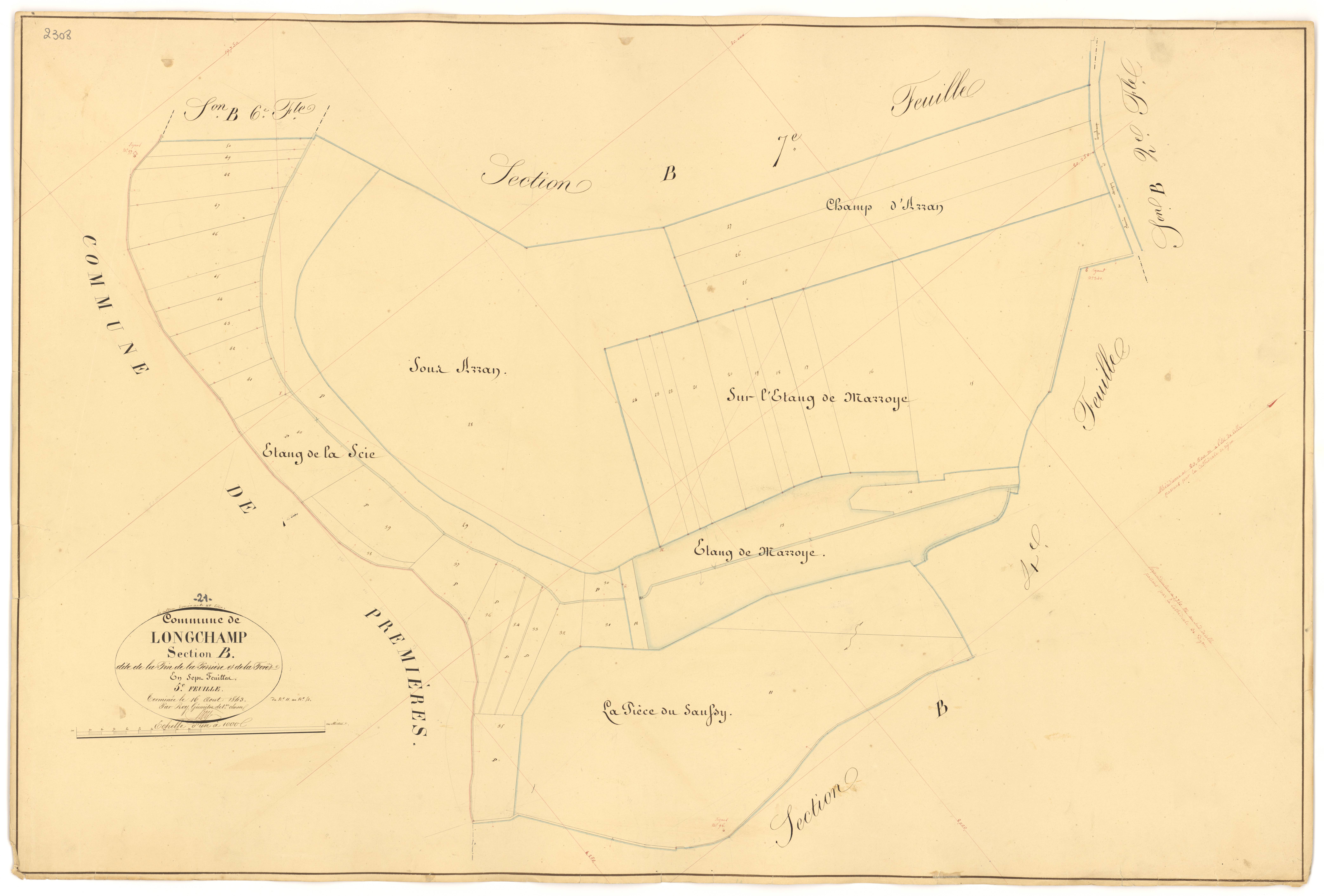Longchamp - Section B5 - 3 P PLAN 348/12