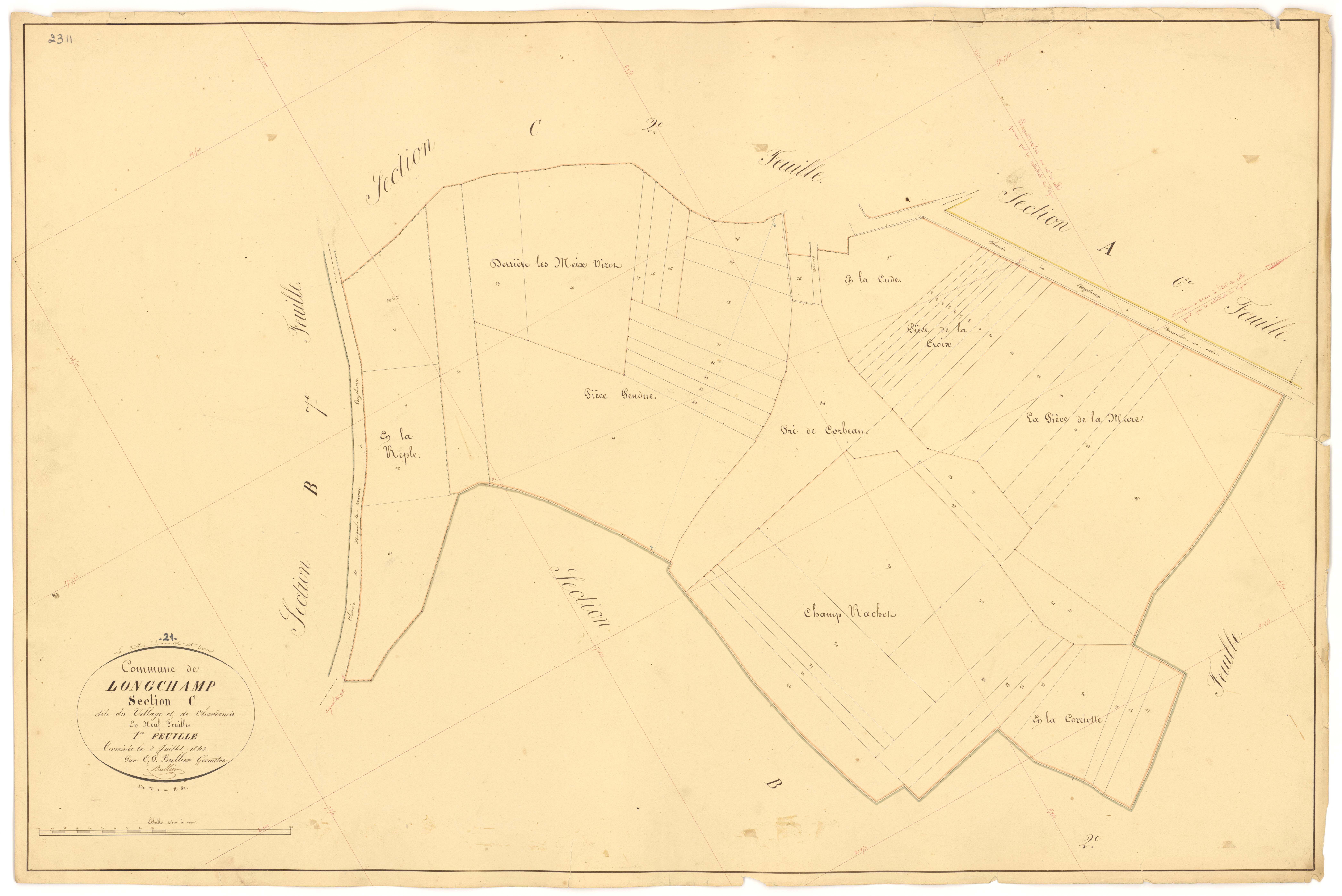 Longchamp - Section C1 - 3 P PLAN 348/15