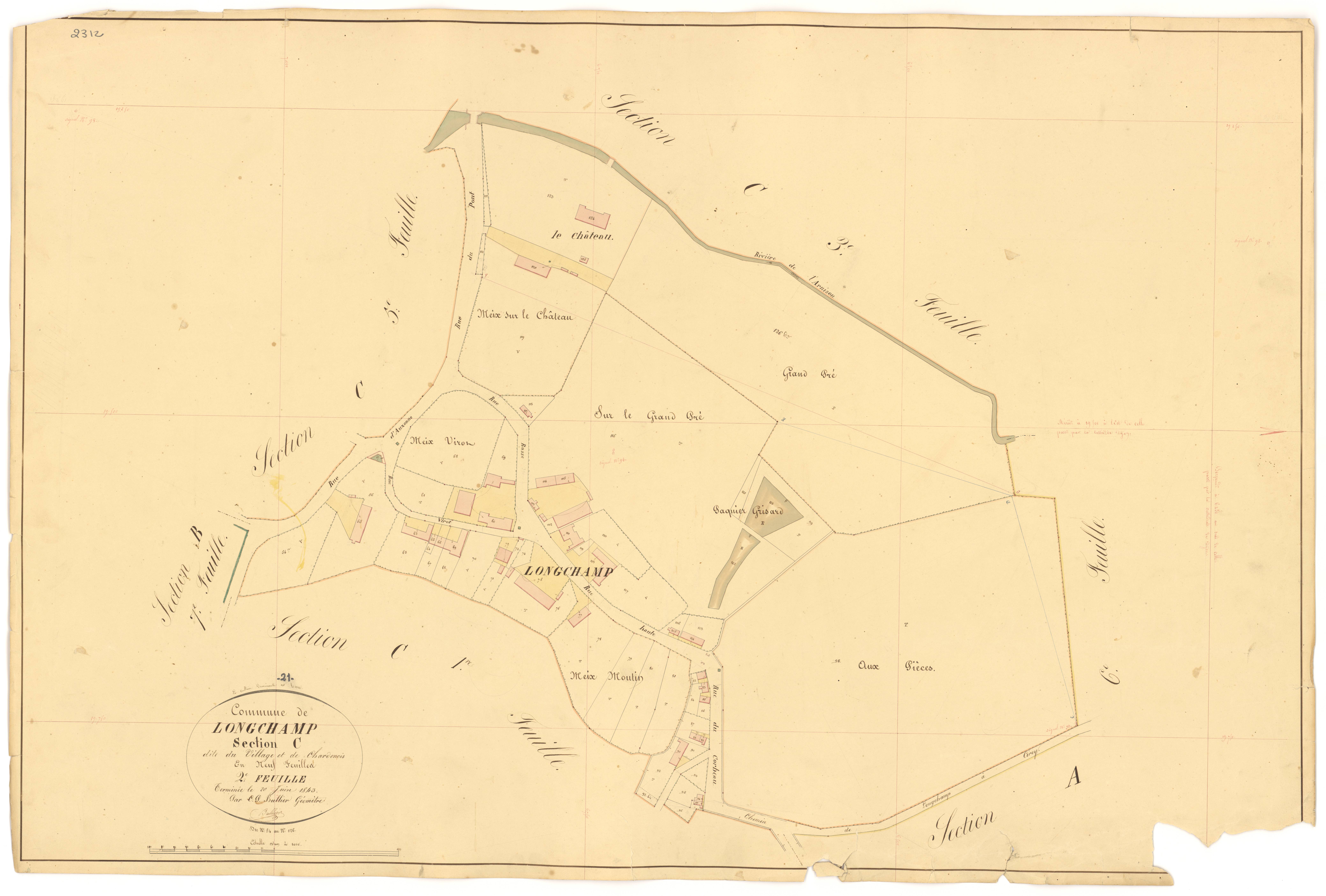 Longchamp - Section C2 - 3 P PLAN 348/16