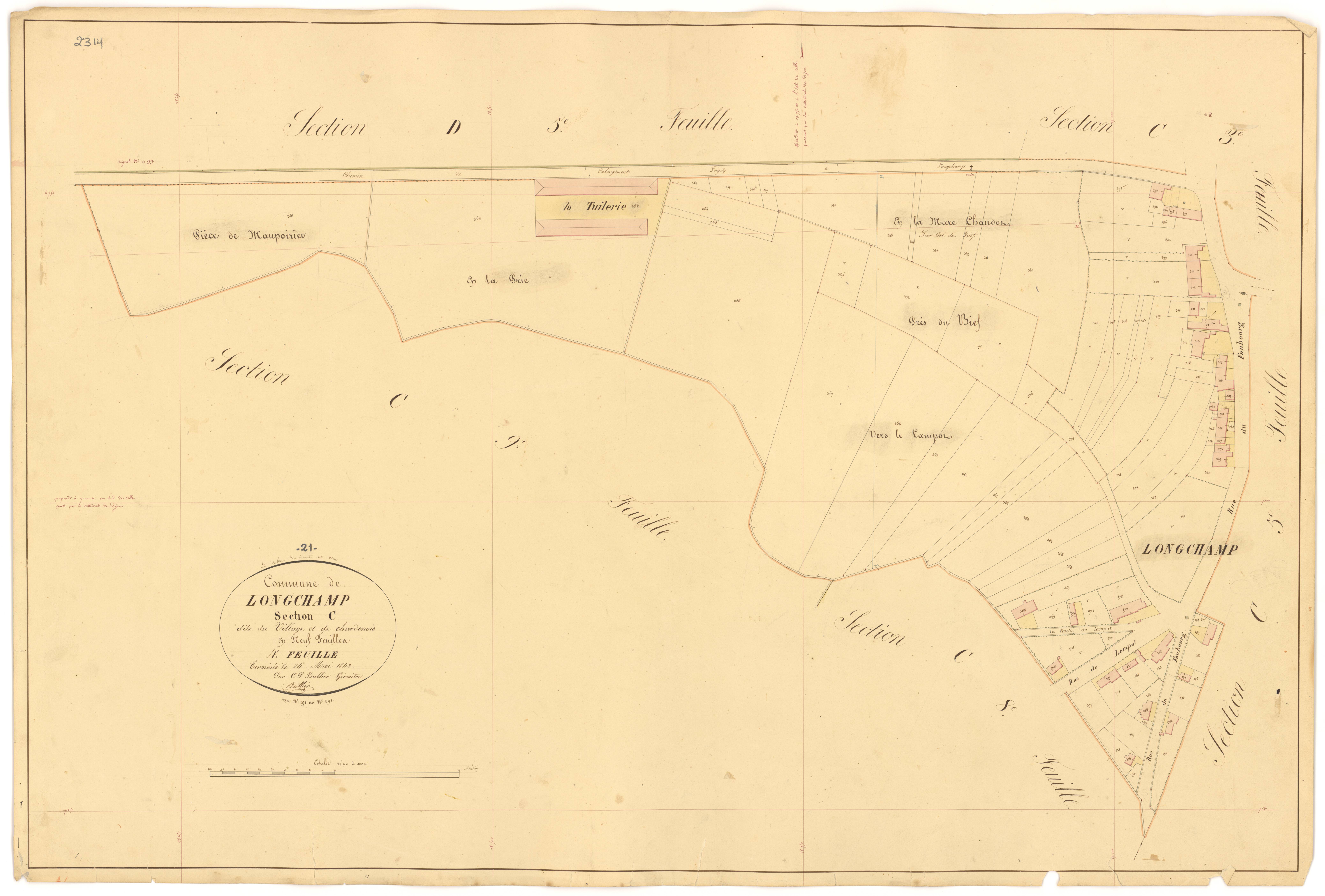 Longchamp - Section C4 - 3 P PLAN 348/18