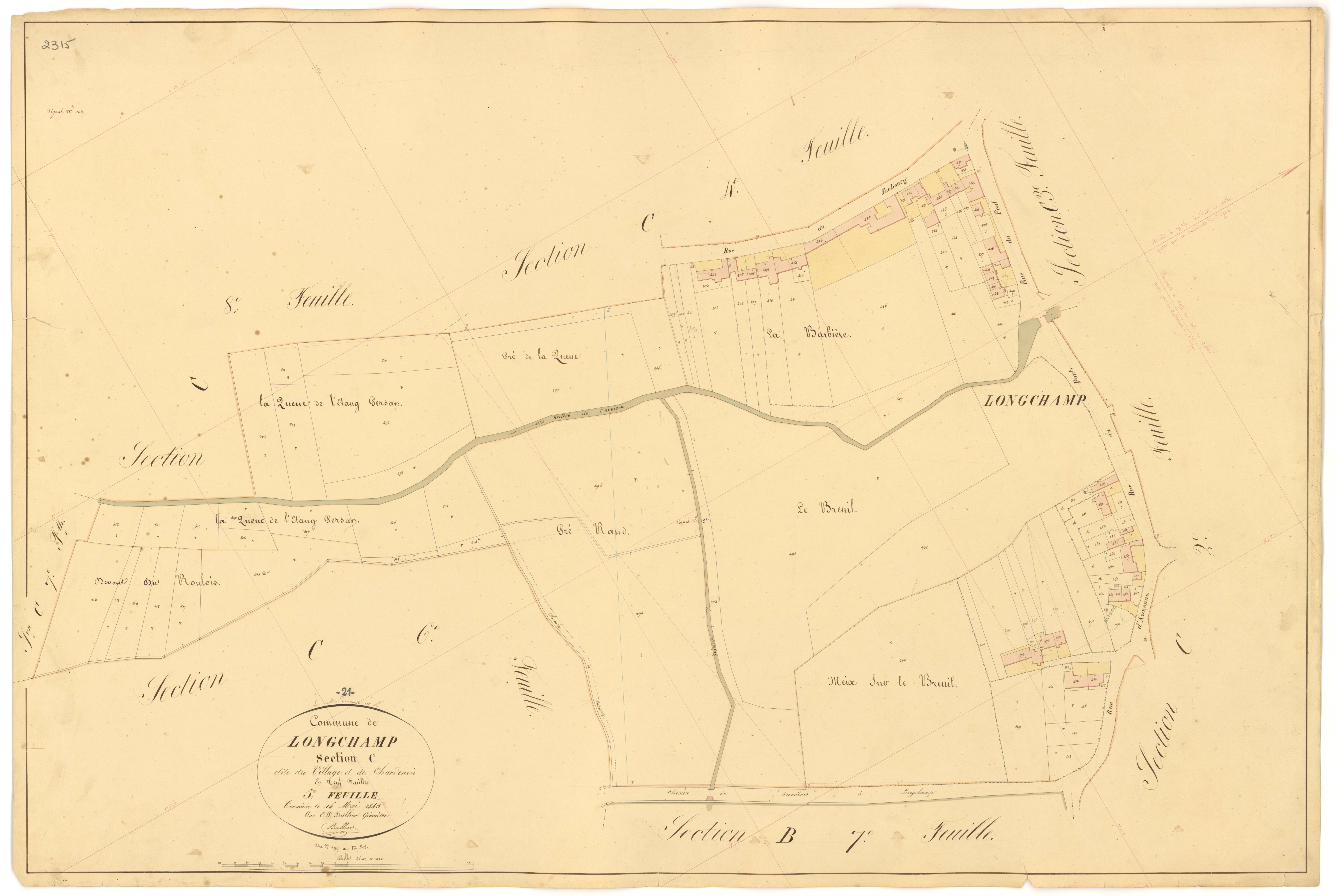 Longchamp - Section C5 - 3 P PLAN 348/19