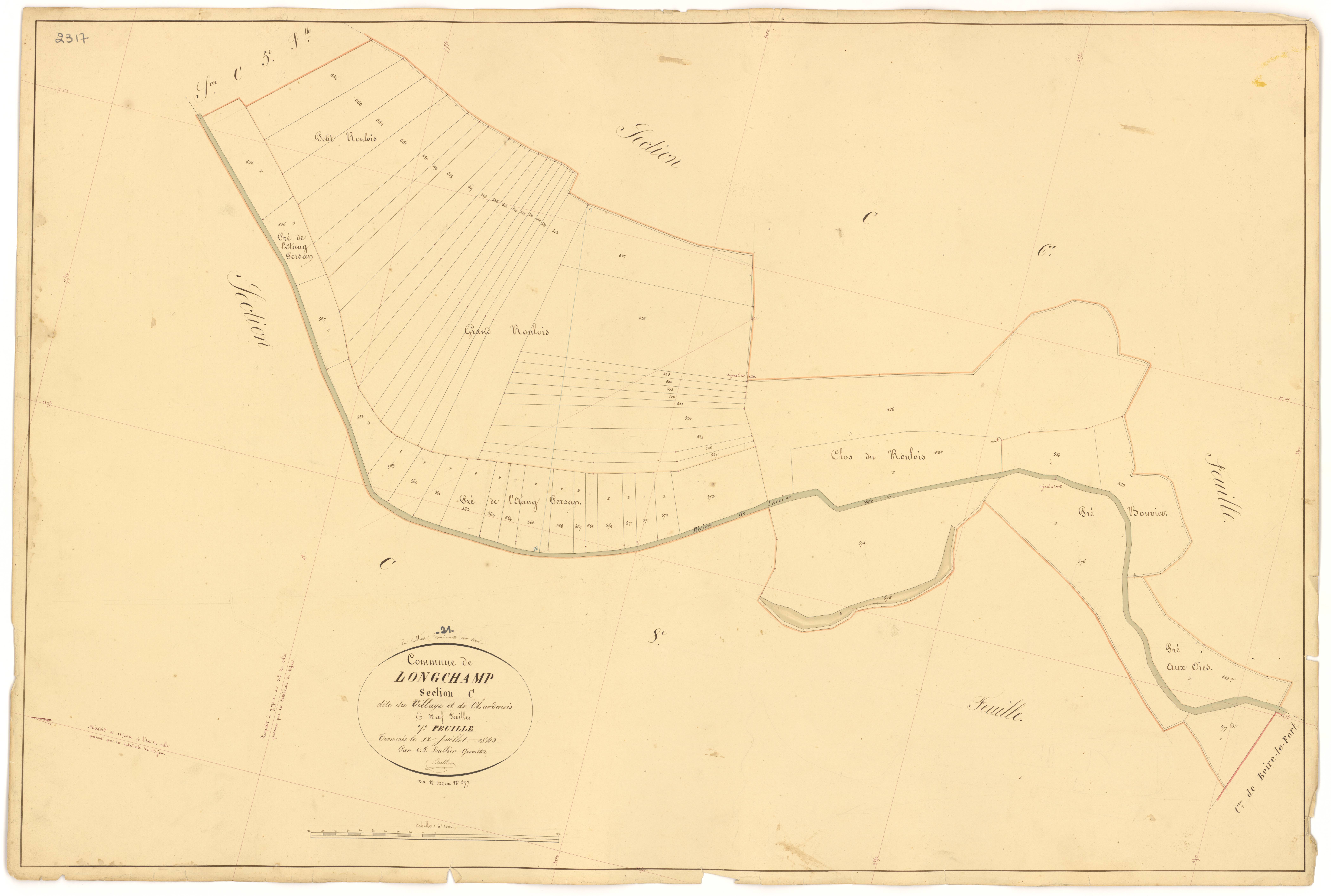 Longchamp - Section C7 - 3 P PLAN 348/21