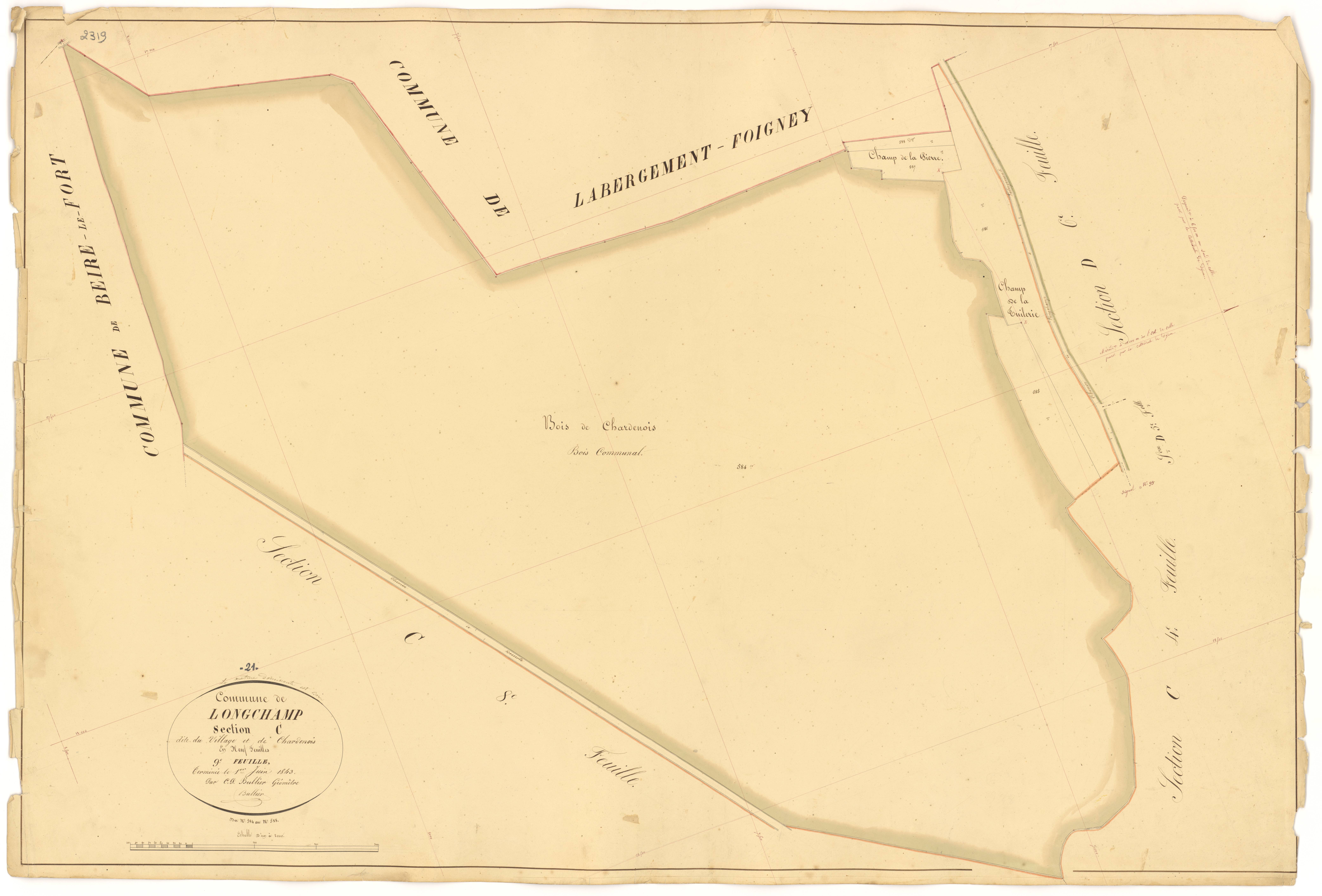 Longchamp - Section C9 - 3 P PLAN 348/23