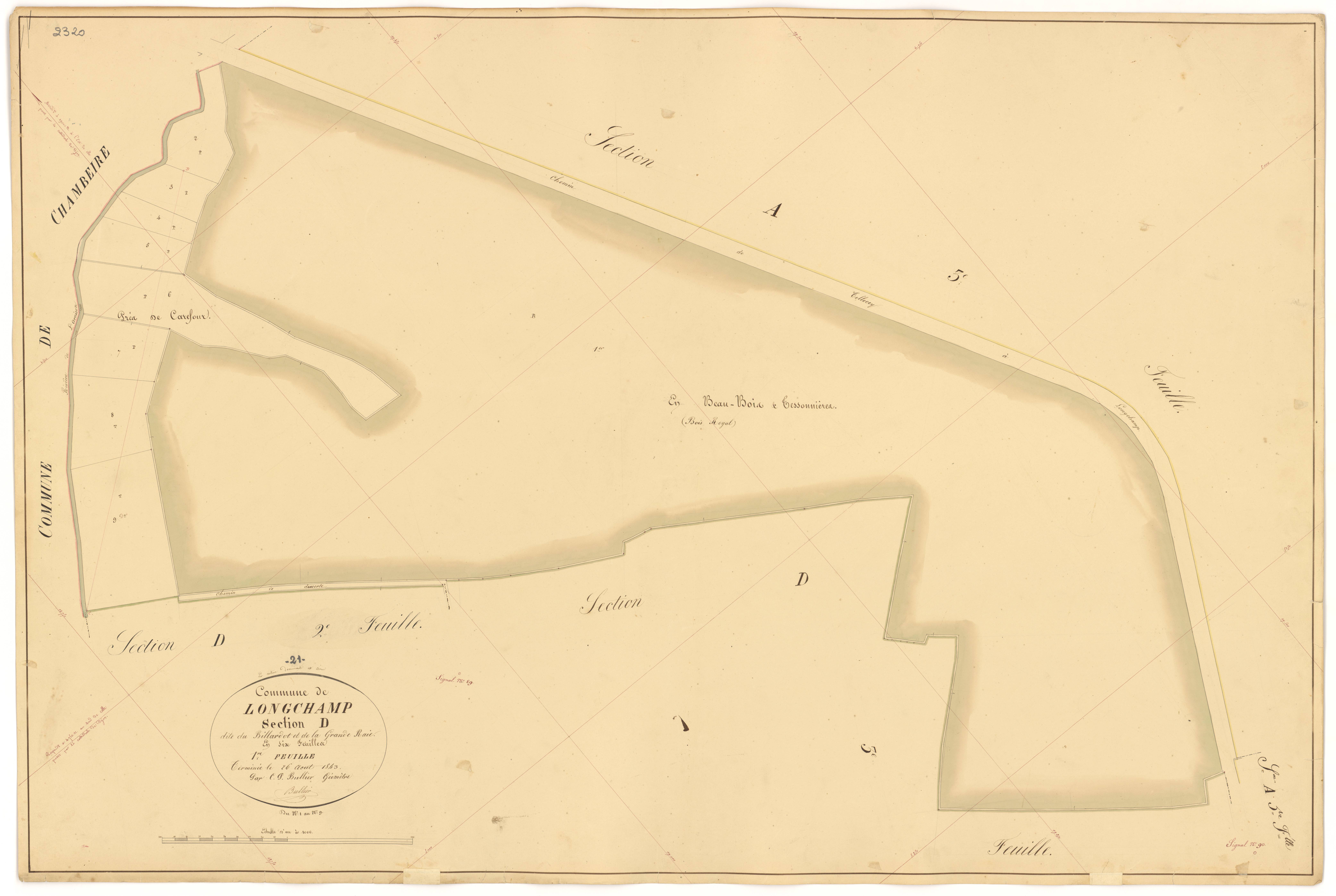 Longchamp - Section D1 - 3 P PLAN 348/24
