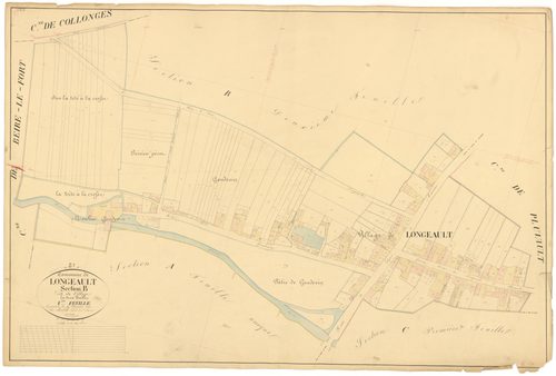 Longeault - Section B1 - 3 P PLAN 349/3