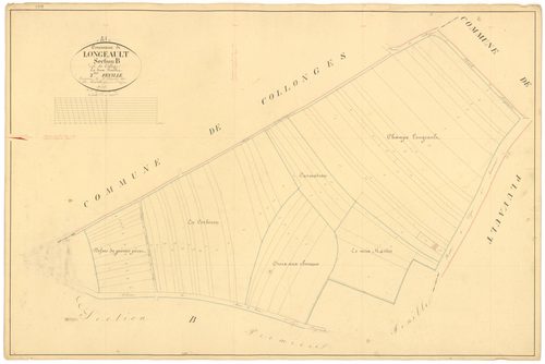 Longeault - Section B2 - 3 P PLAN 349/4