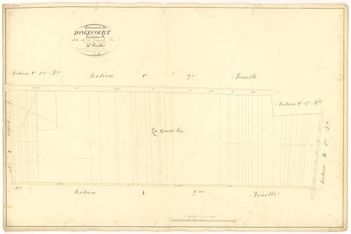 Longecourt-en-Plaine - Section A4 - 3 P PLAN 350/5
