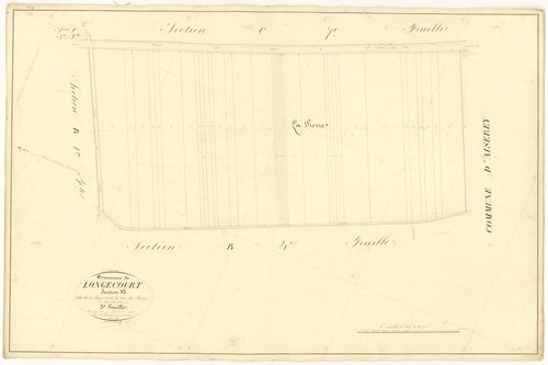 Longecourt-en-Plaine - Section B3 - 3 P PLAN 350/8
