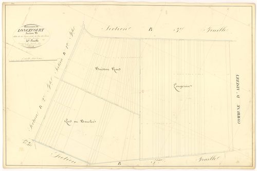 Longecourt-en-Plaine - Section B4 - 3 P PLAN 350/9