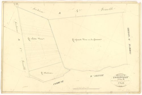 Longecourt-en-Plaine - Section B5 - 3 P PLAN 350/10