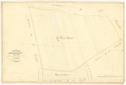 Longecourt-en-Plaine - Section B7 - 3 P PLAN 350/12