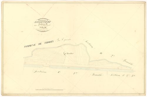 Longecourt-en-Plaine - Section D1 - 3 P PLAN 350/20