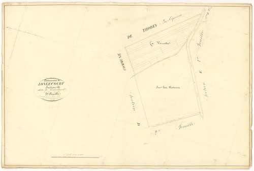 Longecourt-en-Plaine - Section D3 - 3 P PLAN 350/22