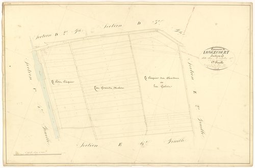 Longecourt-en-Plaine - Section E1 - 3 P PLAN 350/23