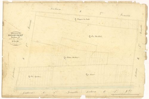 Longecourt-en-Plaine - Section E6 - 3 P PLAN 350/28