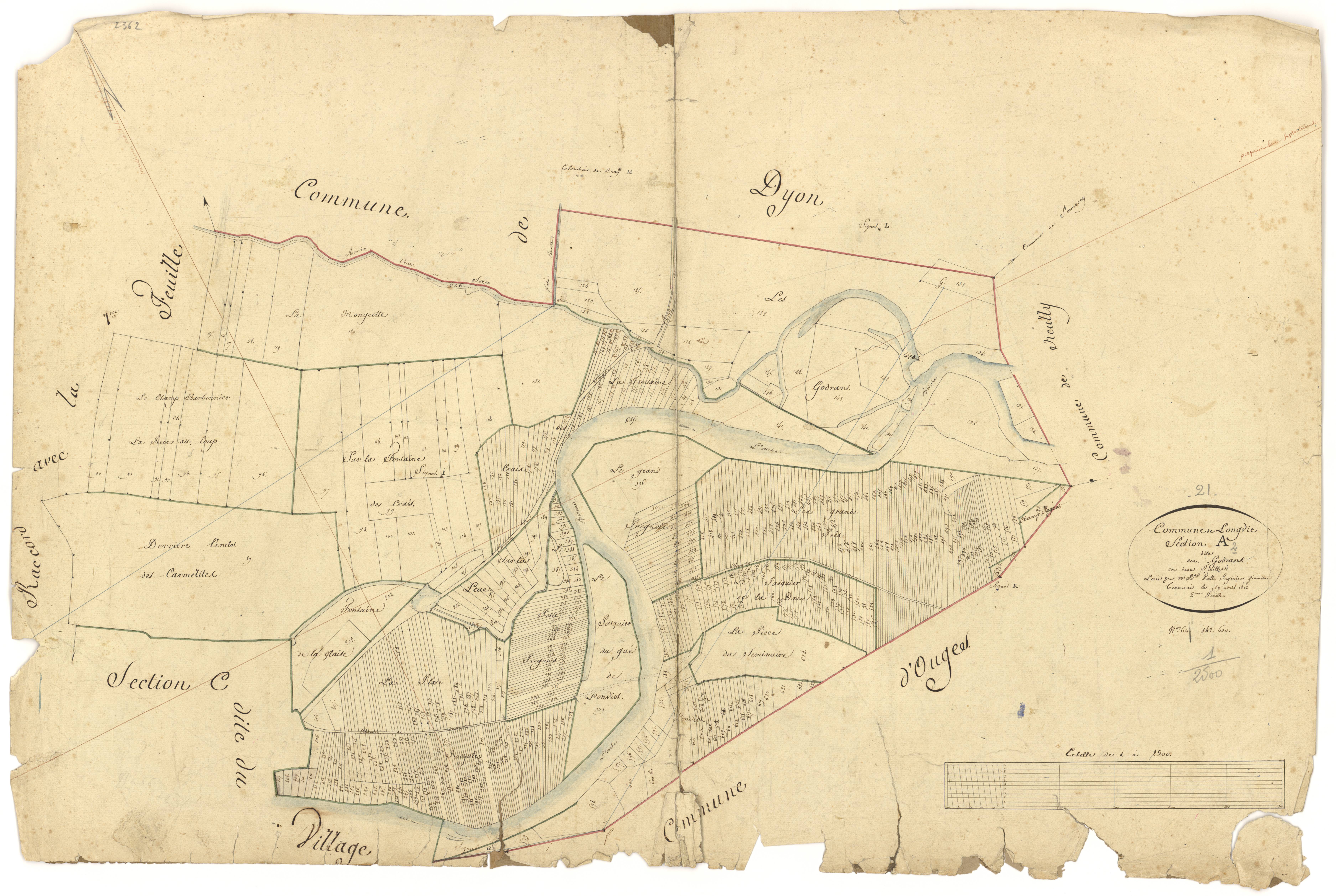 Longvic - Section A2 - 3 P PLAN 352/3