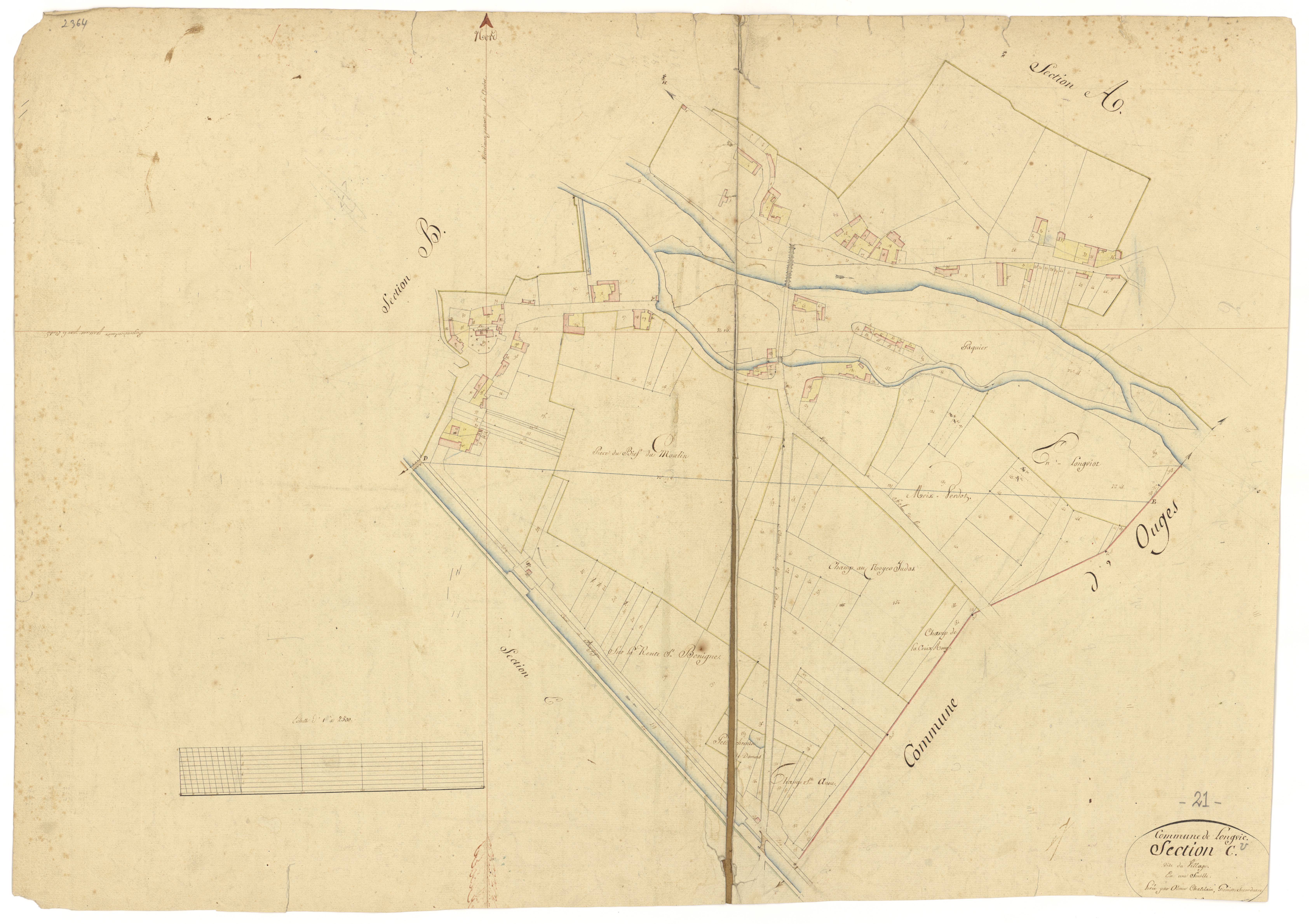 Longvic - Section C - 3 P PLAN 352/5