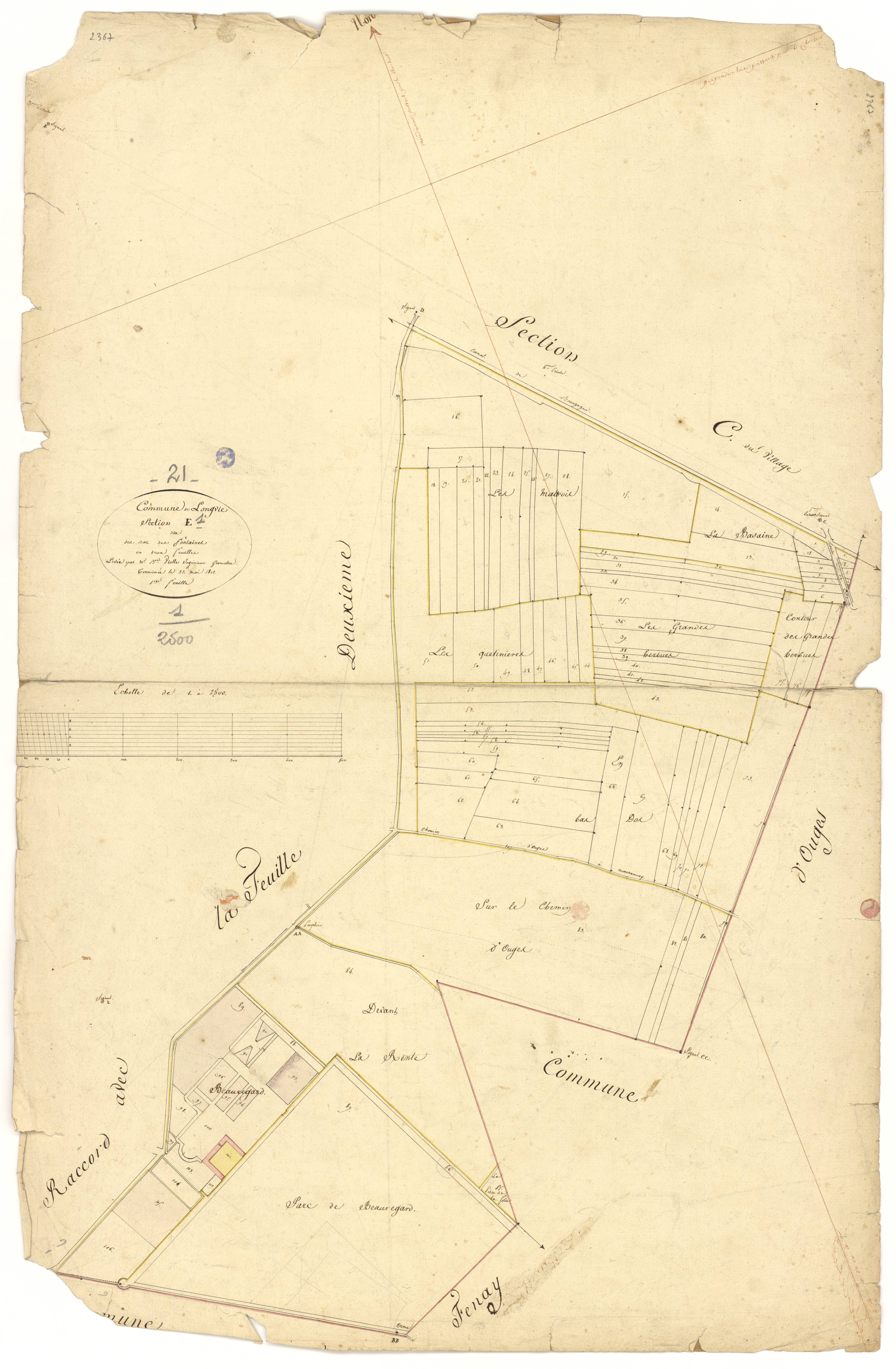Longvic - Section E1 - 3 P PLAN 352/8