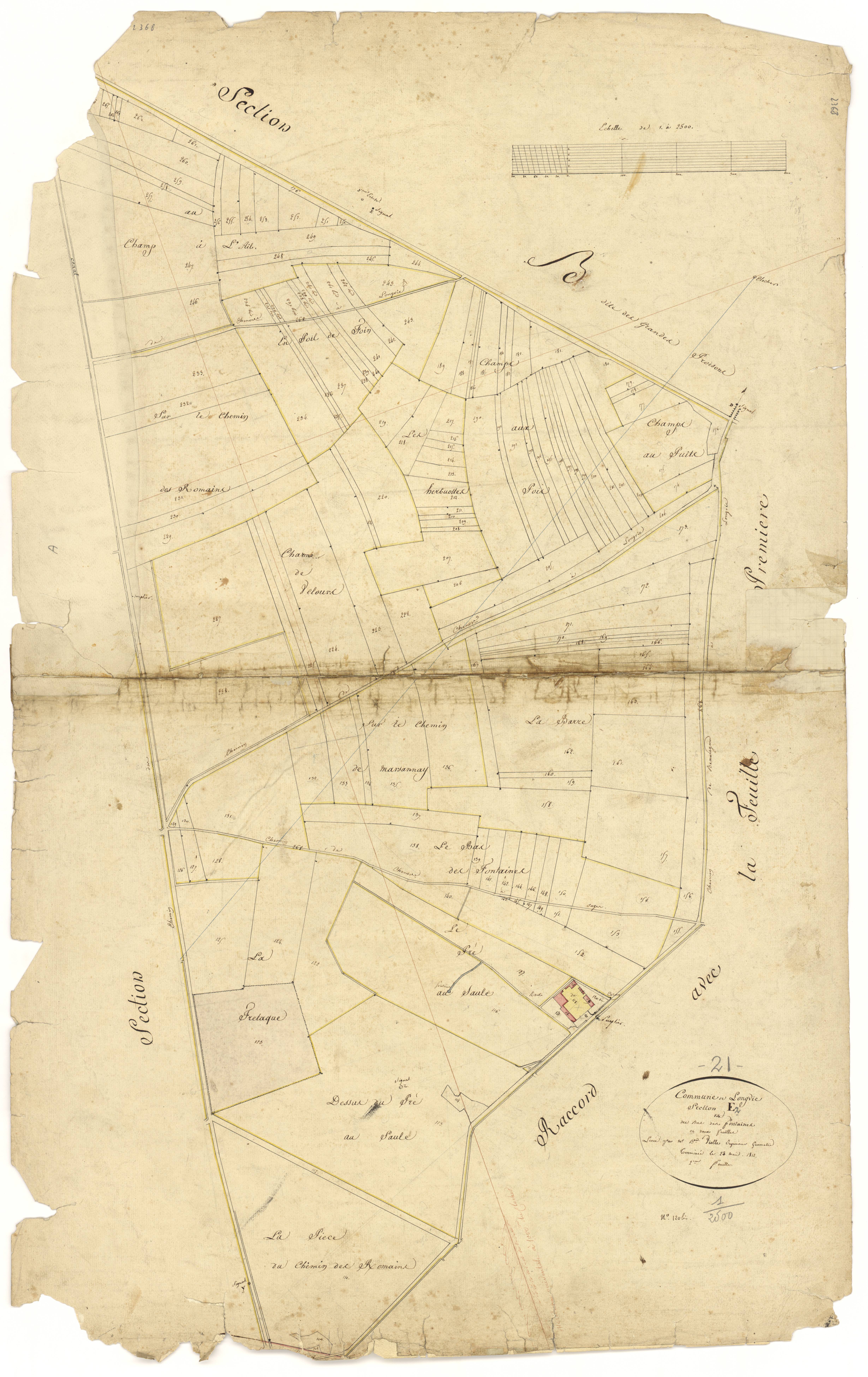 Longvic - Section E2 - 3 P PLAN 352/9