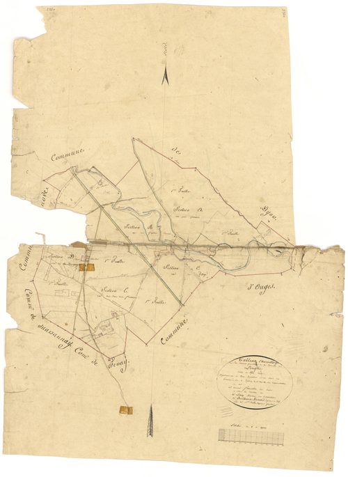 Longvic - Tableau d'assemblage - 3 P PLAN 352/1