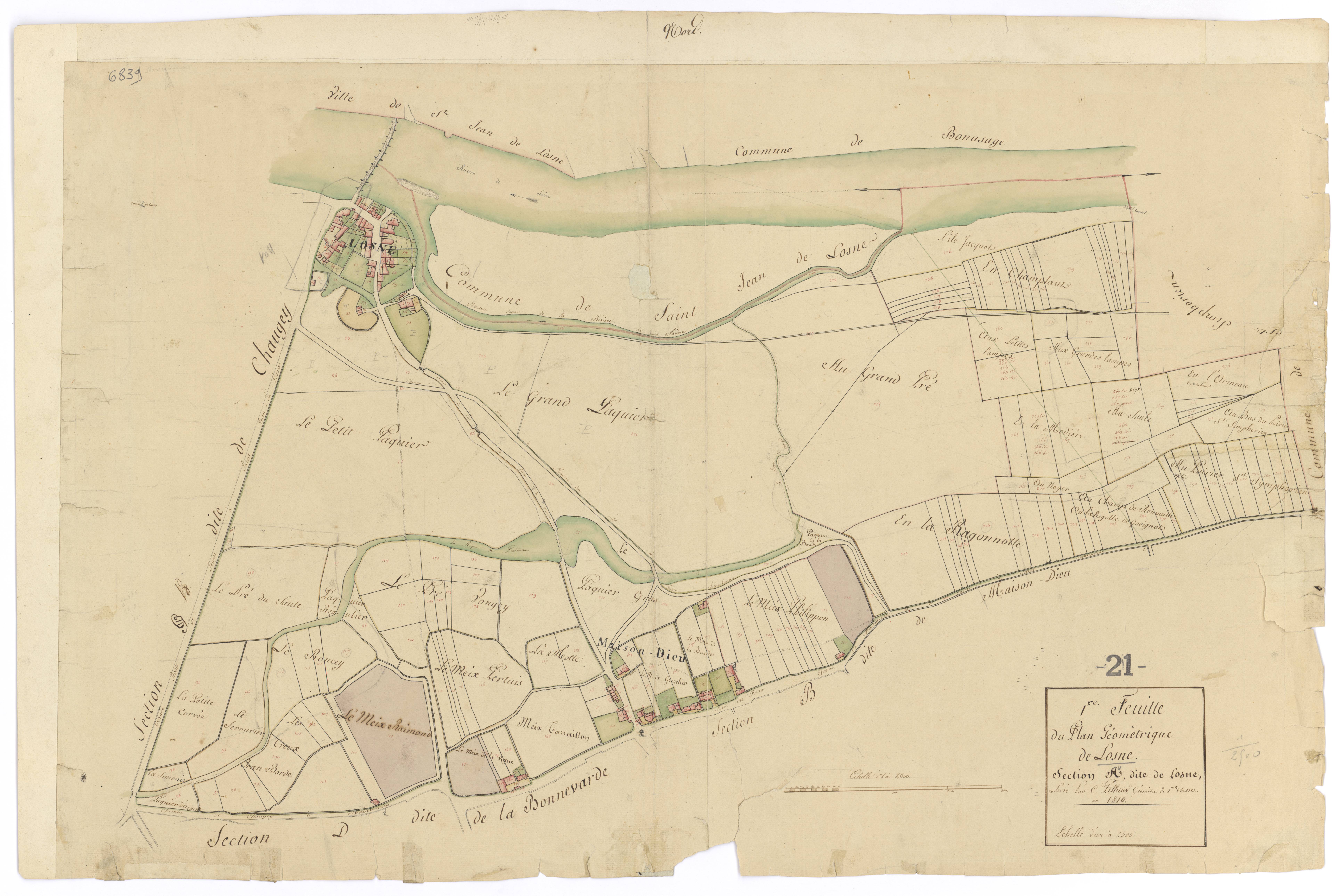 Losne - Section A - 3 P PLAN 353/2