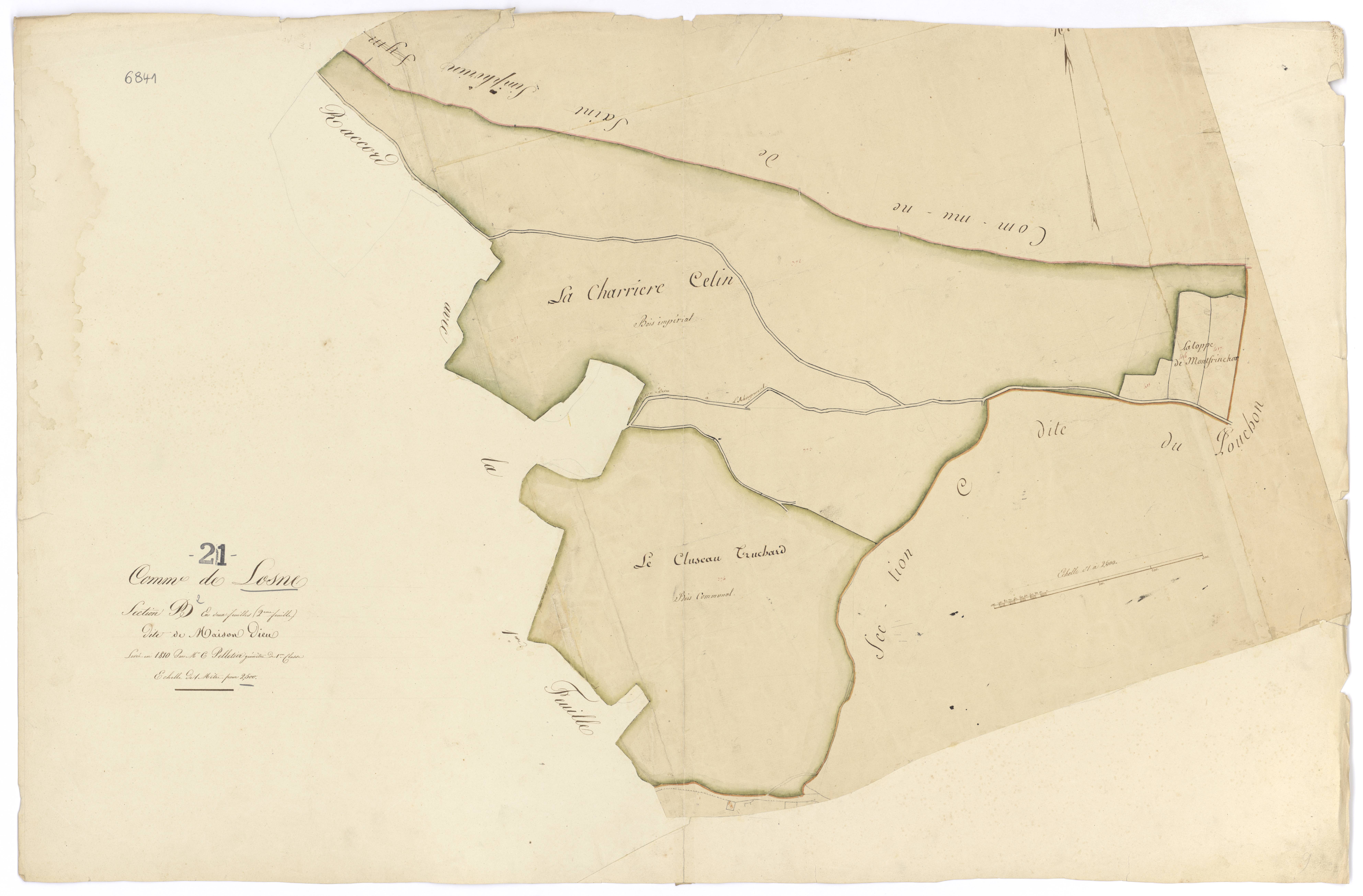 Losne - Section B2 - 3 P PLAN 353/4
