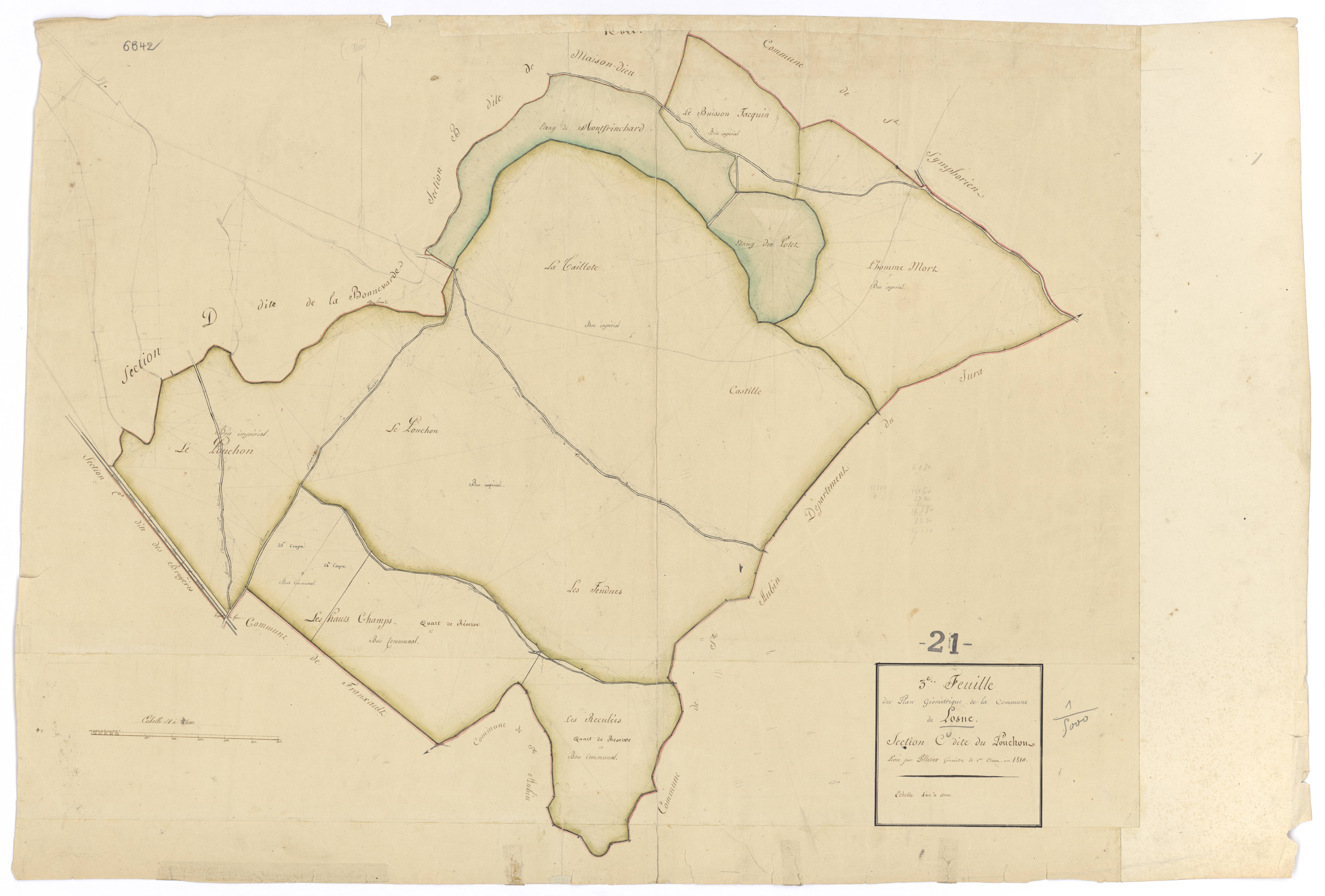 Losne - Section C - 3 P PLAN 353/5