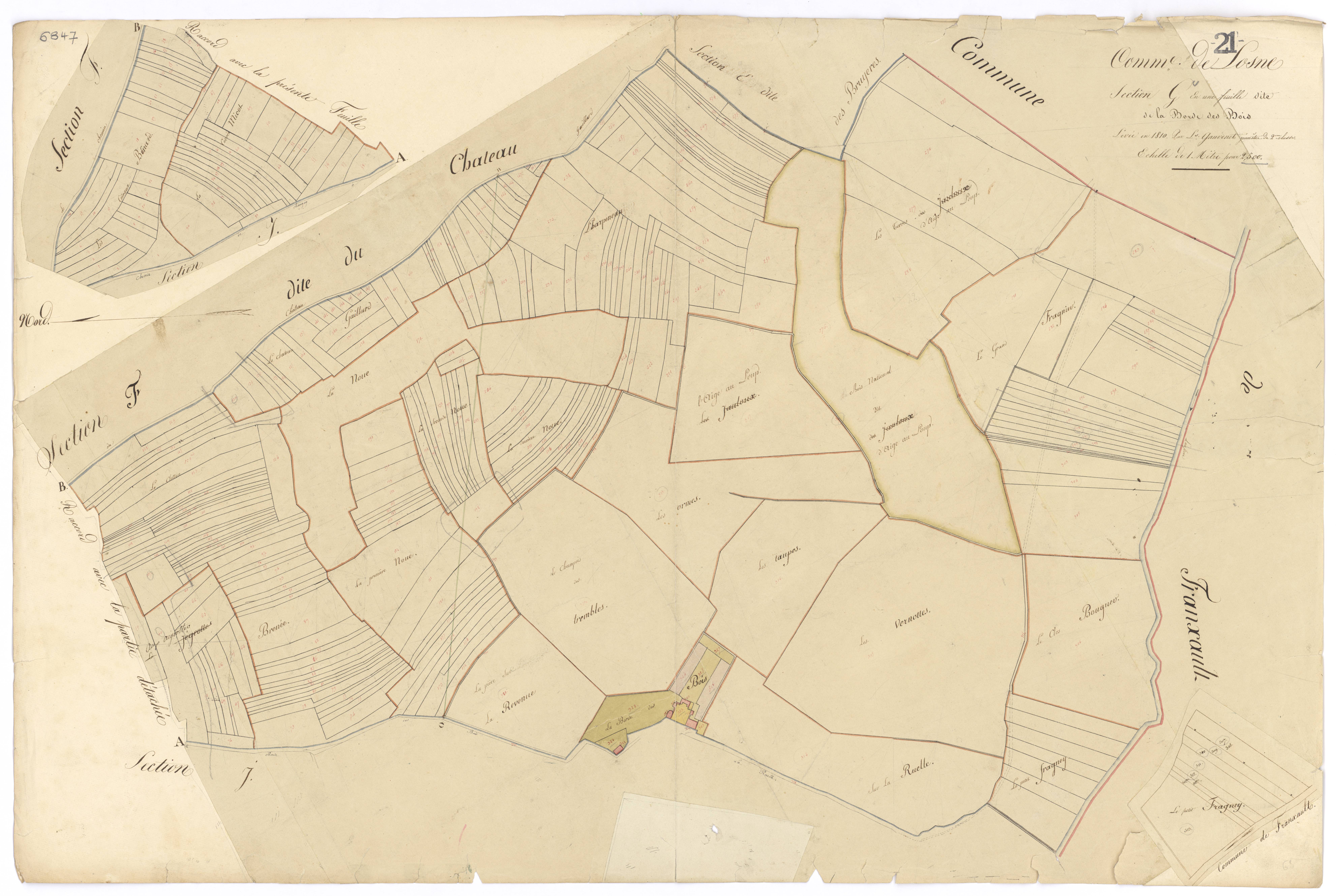 Losne - Section G - 3 P PLAN 353/10