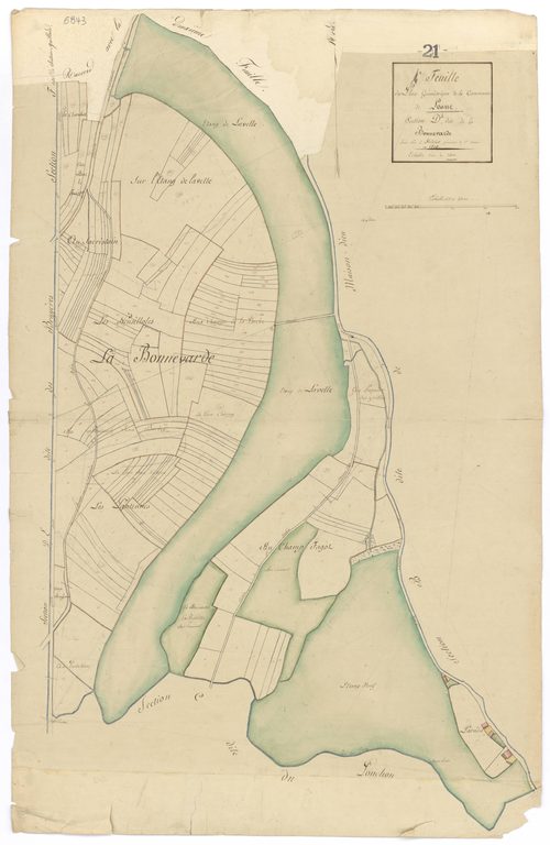 Losne - Section D1 - 3 P PLAN 353/6