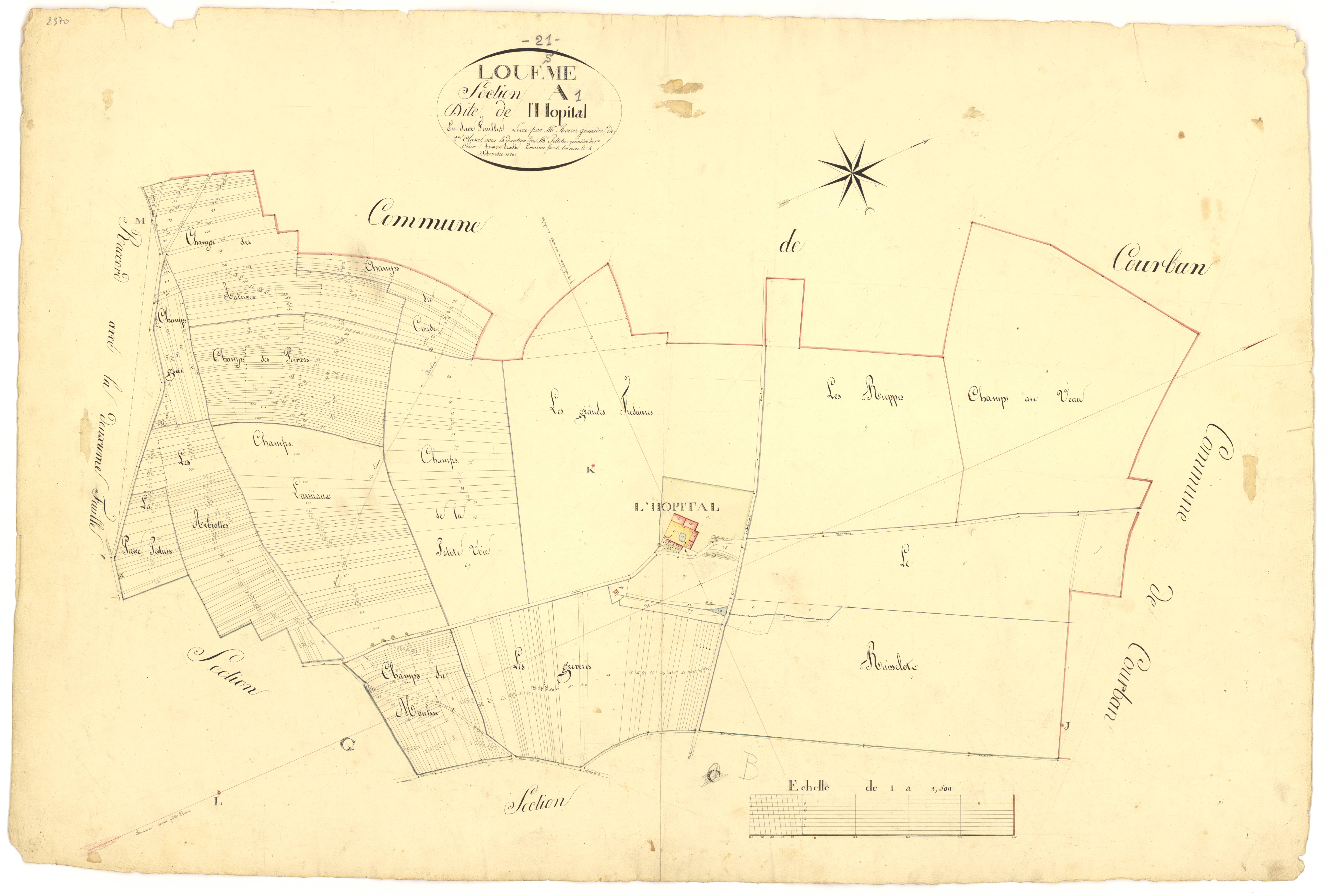Louesme - Section A1 - 3 P PLAN 354/2