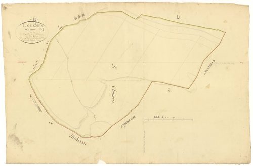 Louesme - Section B2 - 3 P PLAN 354/5