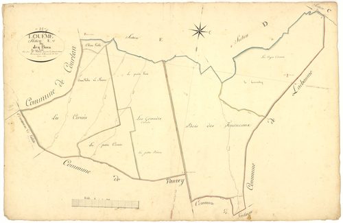 Louesme - Section E - 3 P PLAN 354/8
