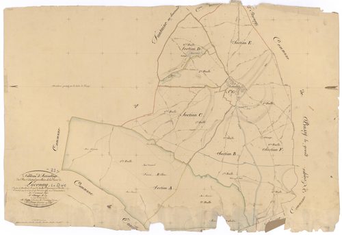 Lucenay-le-Duc - Tableau d'assemblage - 3 P PLAN 355/1