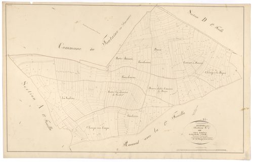 Lucenay-le-Duc - Section C2 - 3 P PLAN 355/7