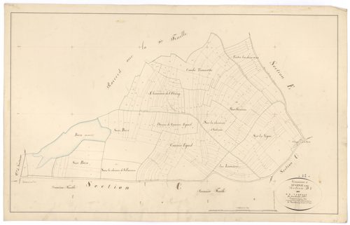 Lucenay-le-Duc - Section D1 - 3 P PLAN 355/8