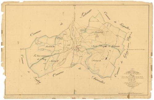 Lucey - Tableau d'assemblage - 3 P PLAN 356/1