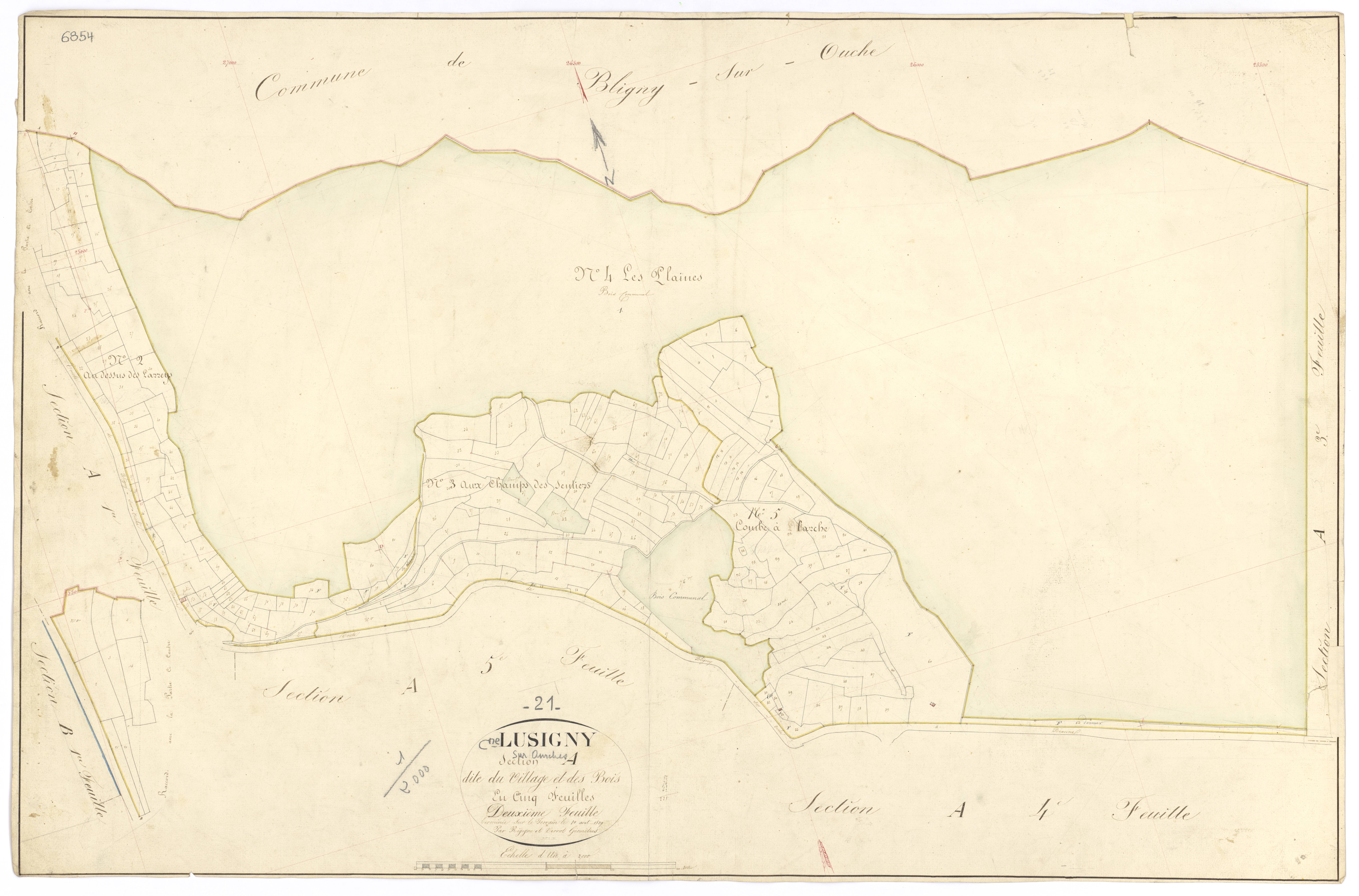 Lusigny-sur-Ouche - Section A2 - 3 P PLAN 357/4