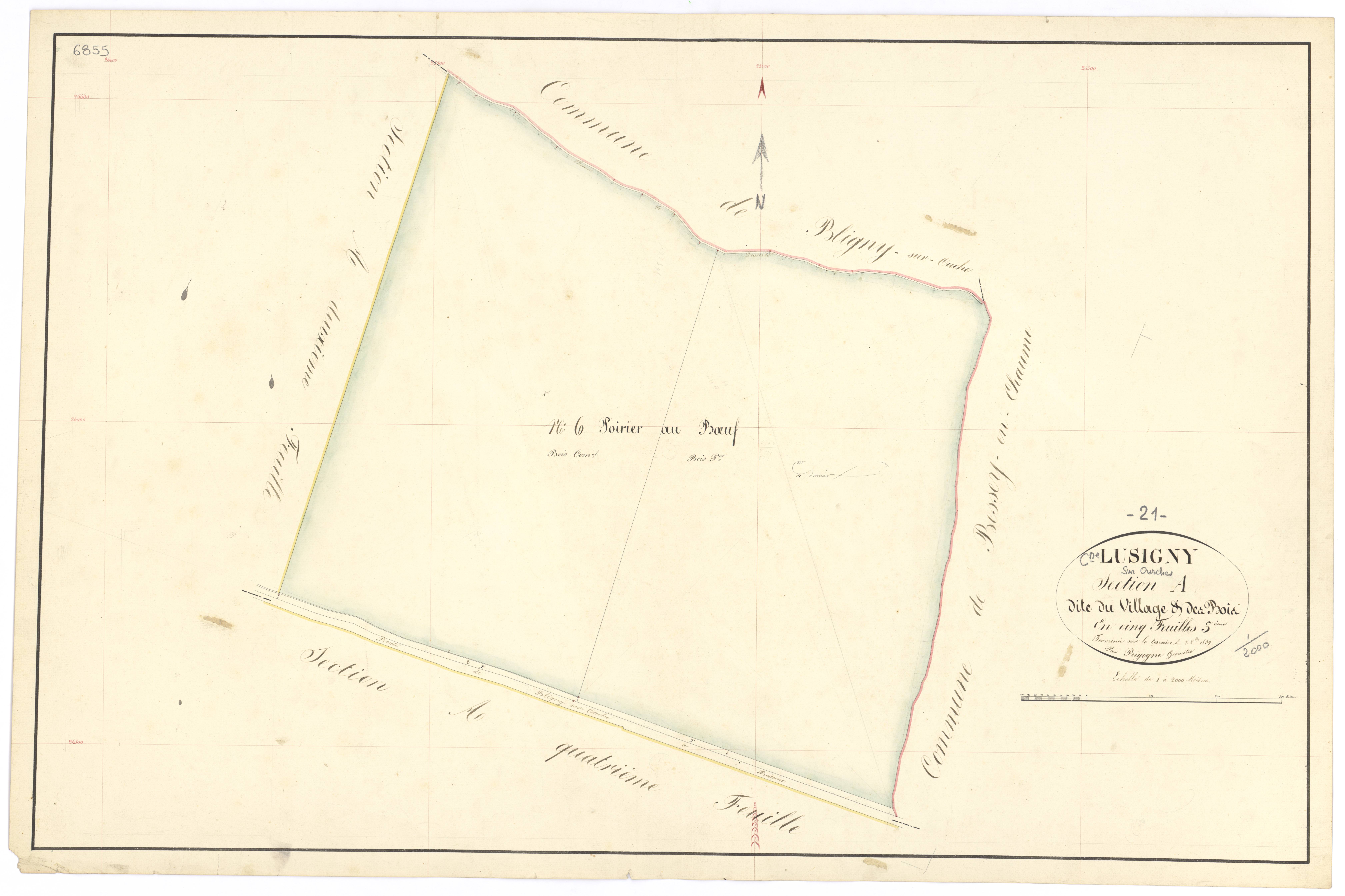 Lusigny-sur-Ouche - Section A3 - 3 P PLAN 357/5