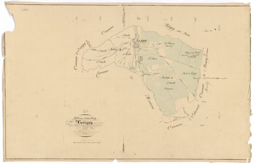 Lusigny-sur-Ouche - Tableau d'assemblage - 3 P PLAN 357/1