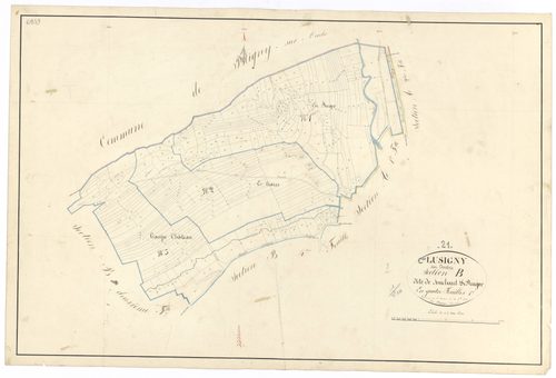 Lusigny-sur-Ouche - Section B1 - 3 P PLAN 357/9
