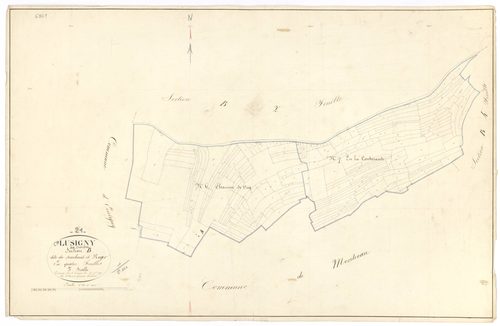 Lusigny-sur-Ouche - Section B3 - 3 P PLAN 357/11