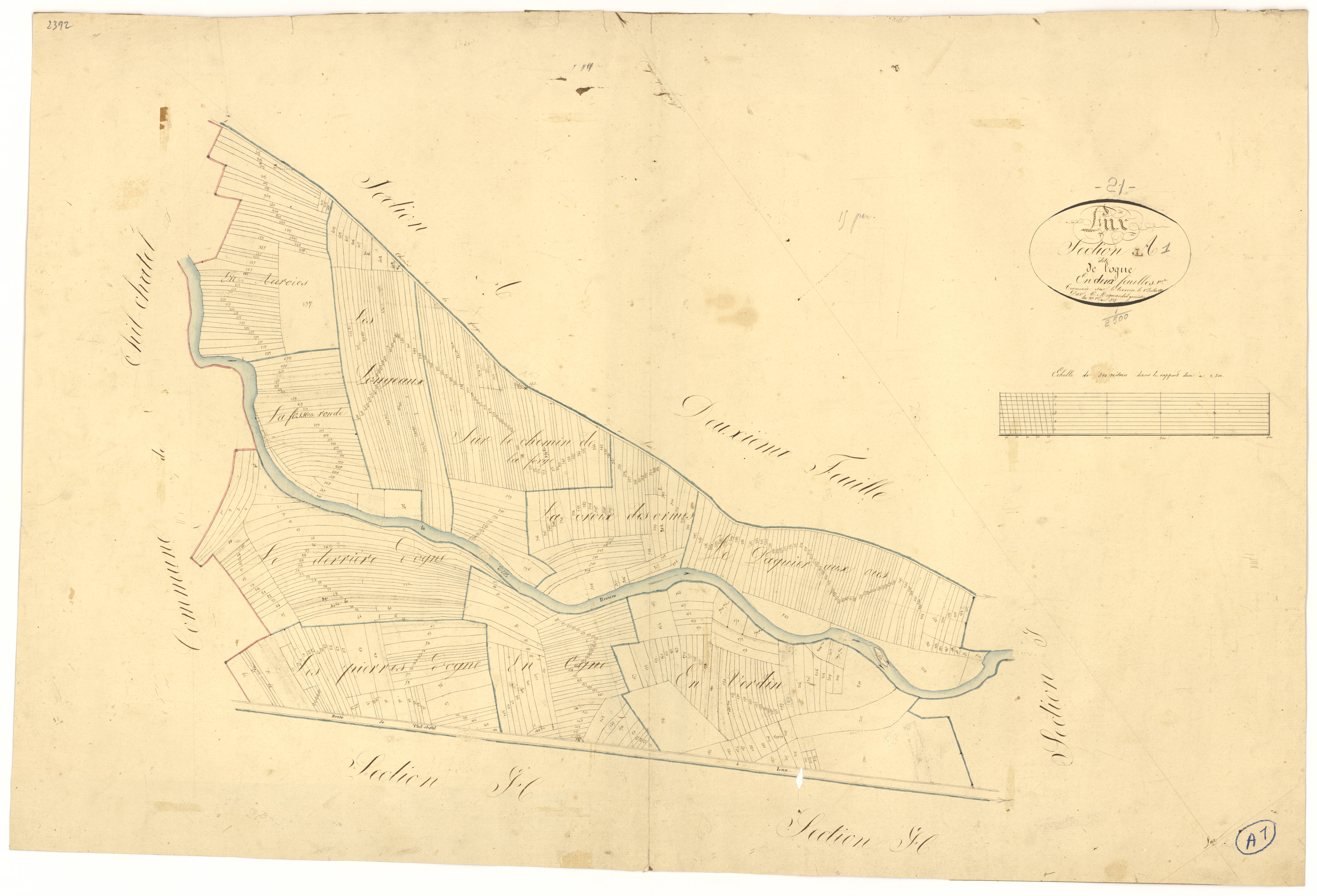 Lux - Section A1 - 3 P PLAN 358/2