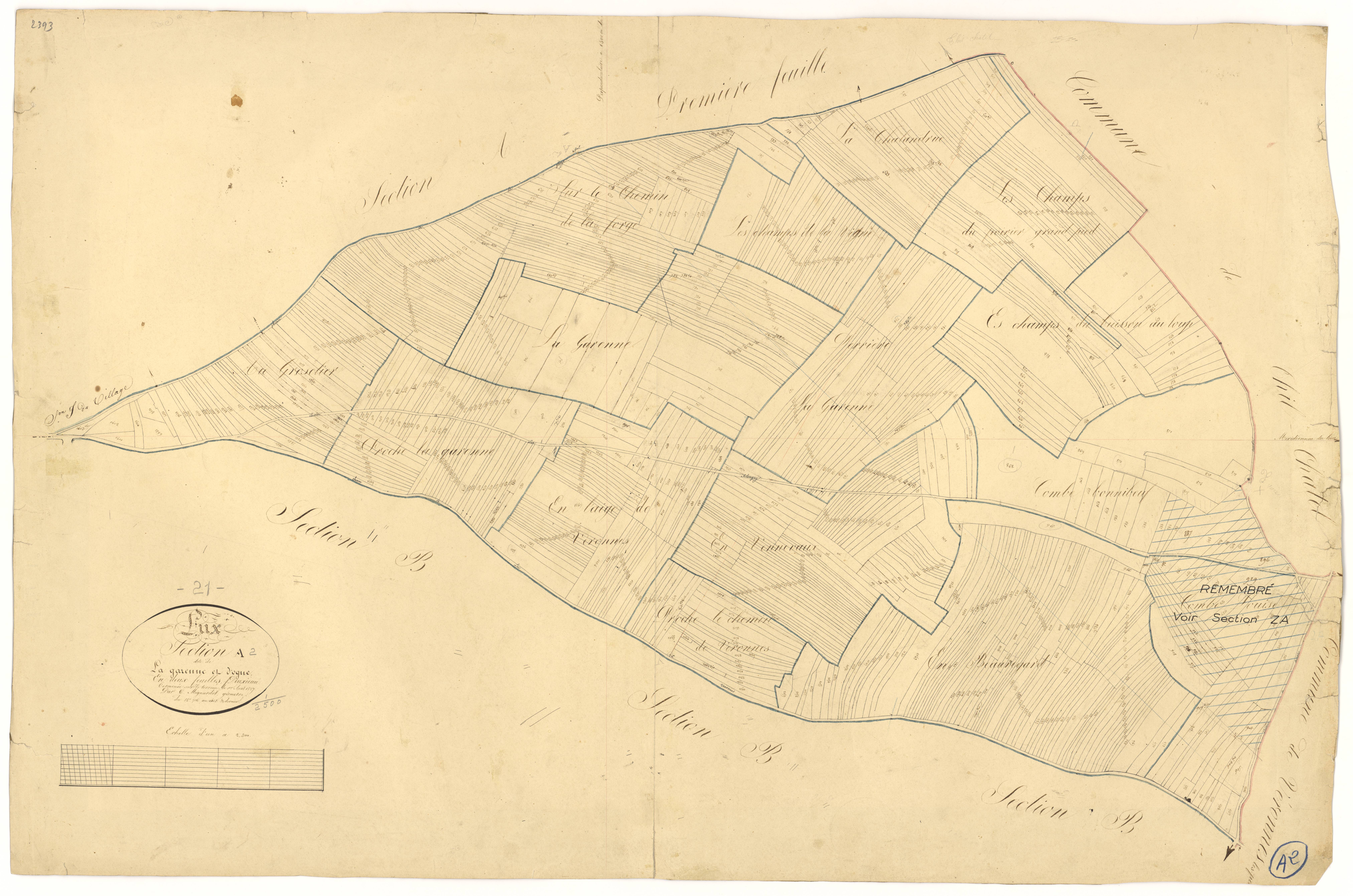 Lux - Section A2 - 3 P PLAN 358/3