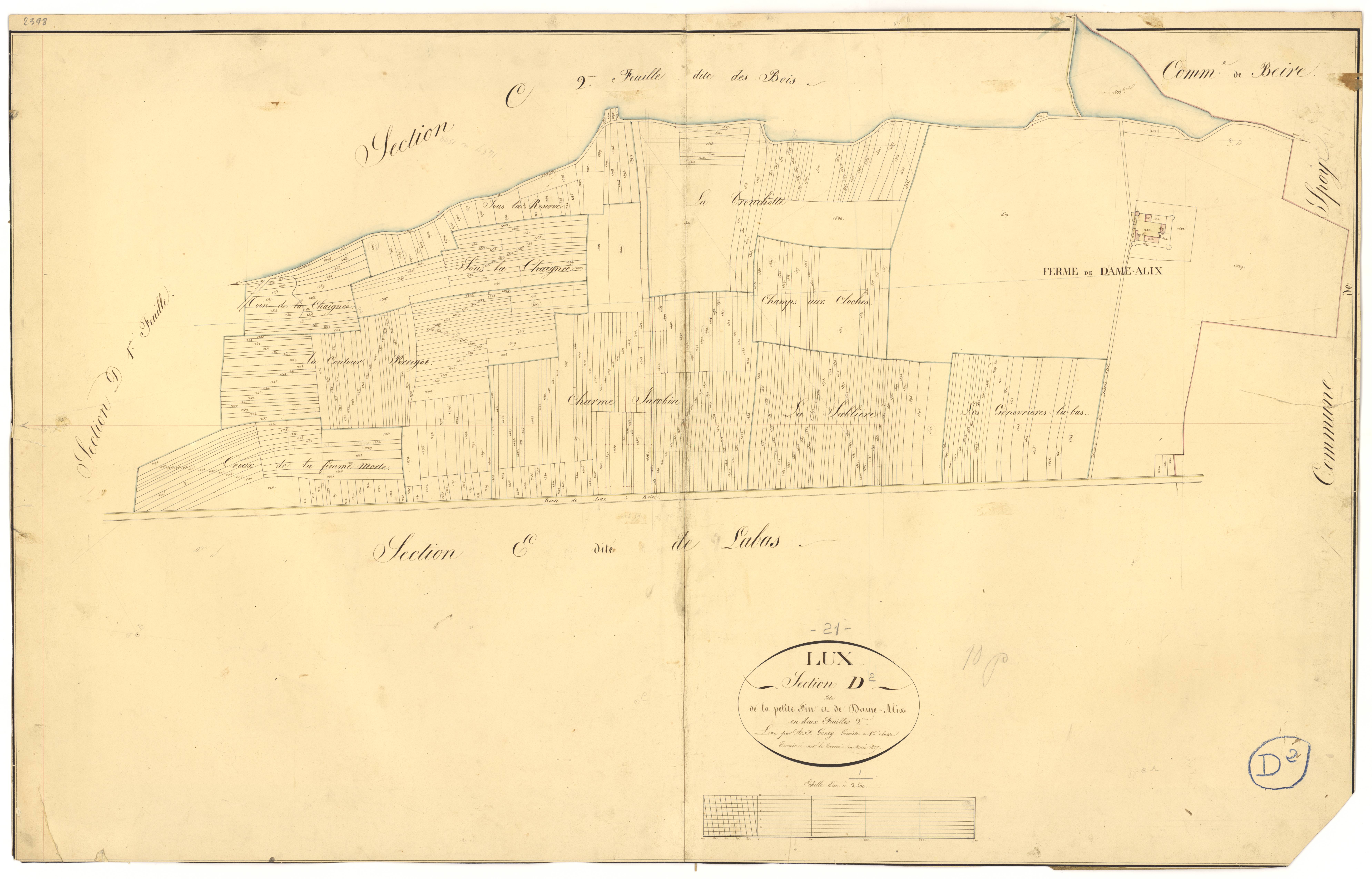 Lux - Section D2 - 3 P PLAN 358/8