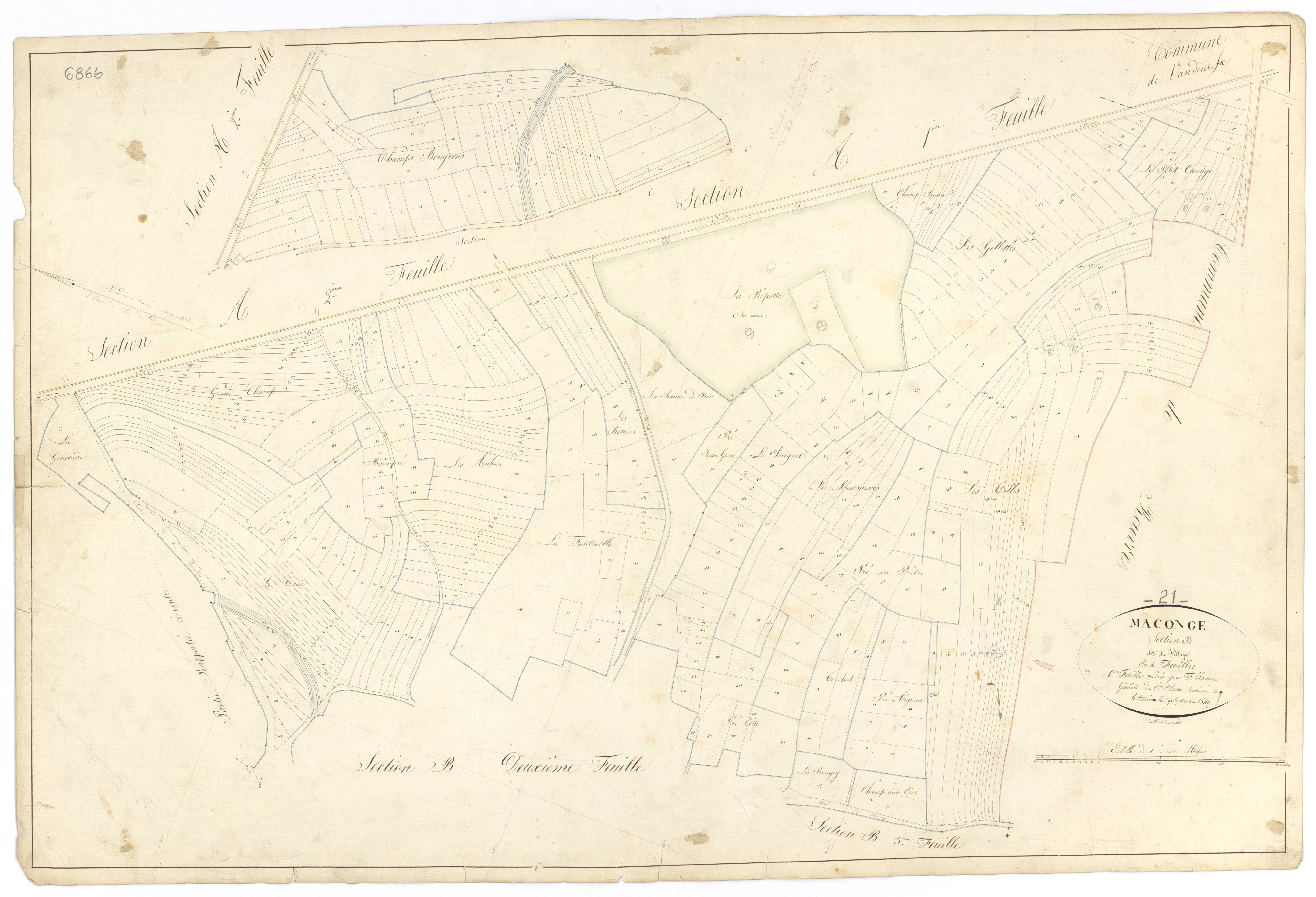 Maconge - Section B1 - 3 P PLAN 359/4
