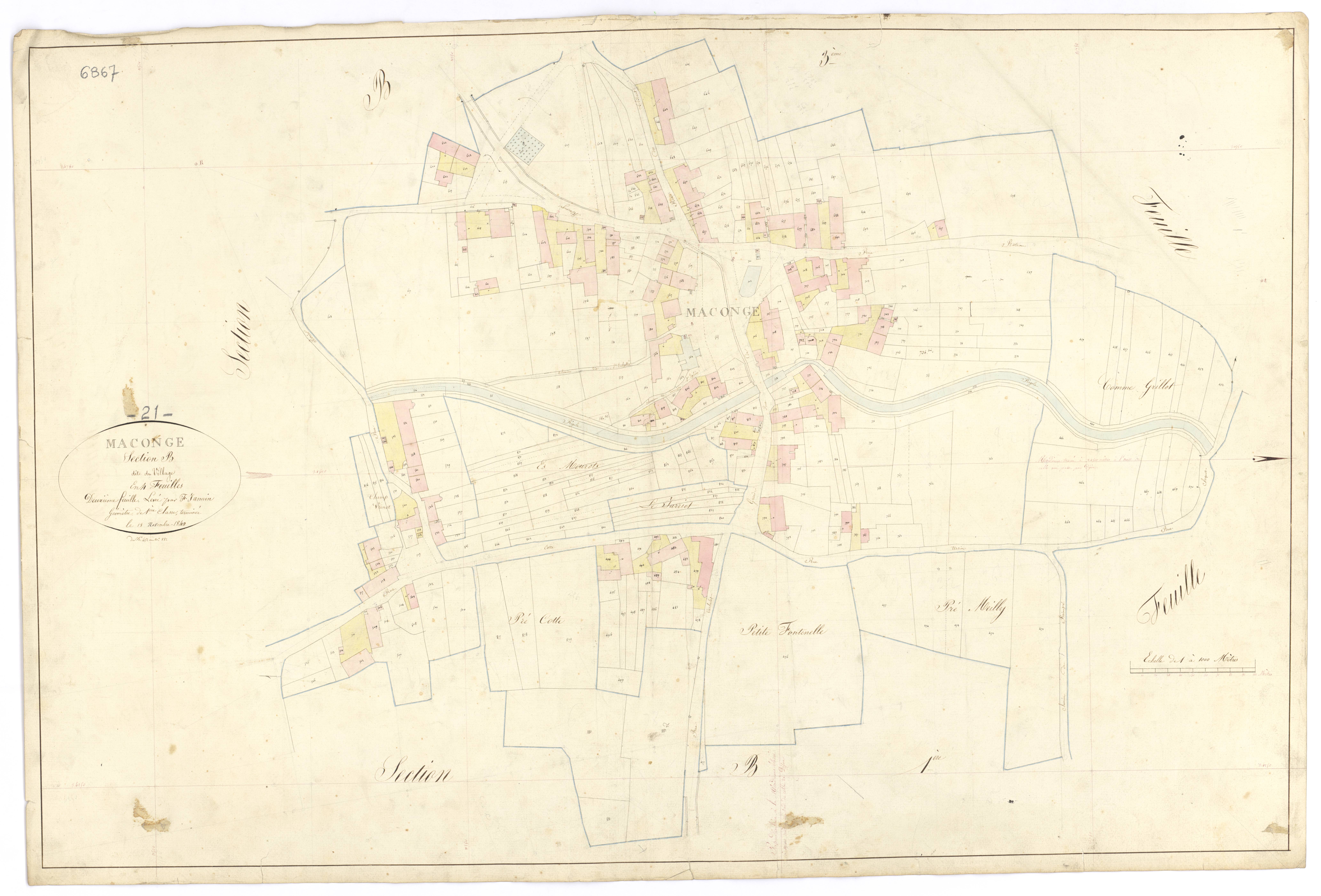 Maconge - Section B2 - 3 P PLAN 359/5