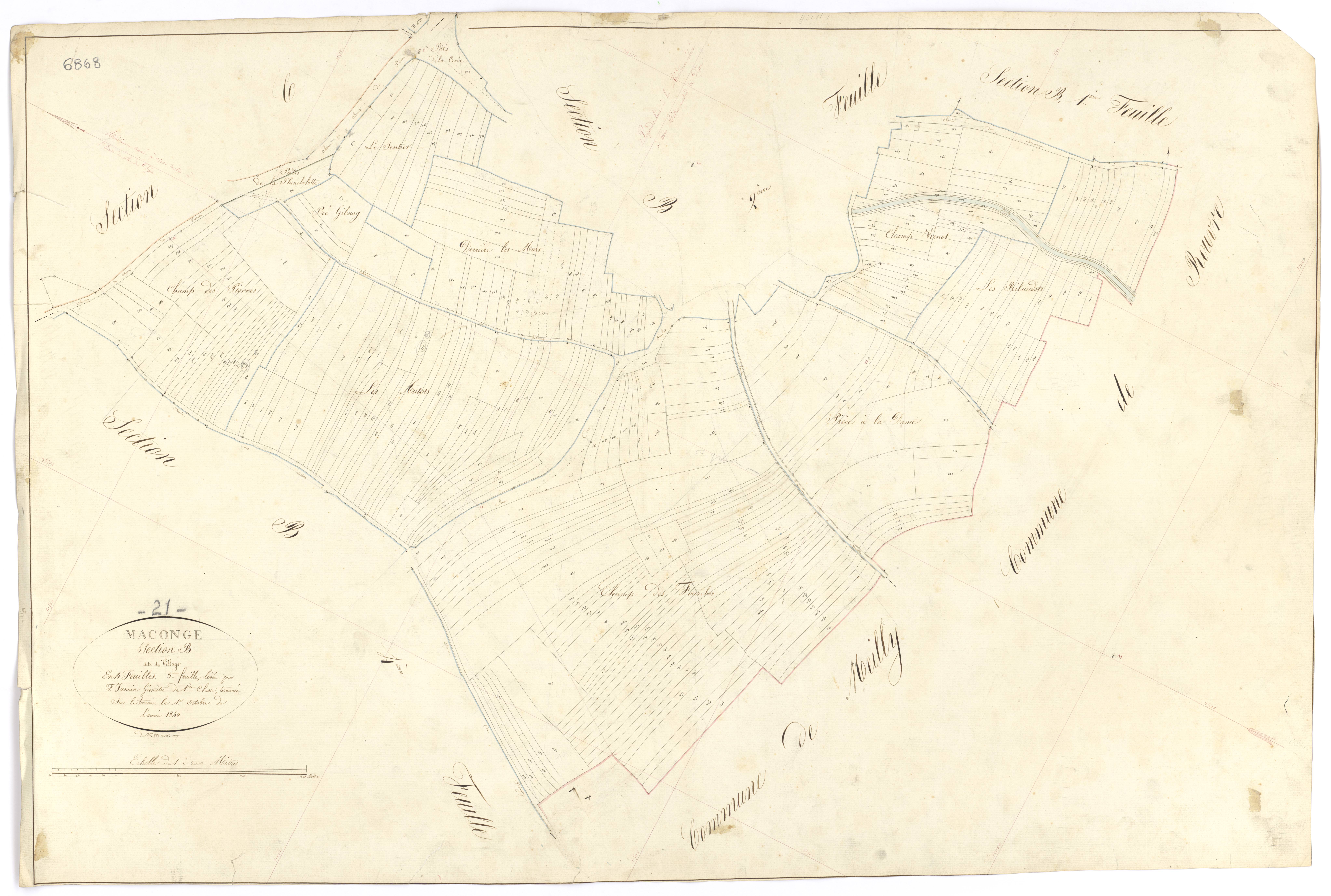 Maconge - Section B3 - 3 P PLAN 359/6