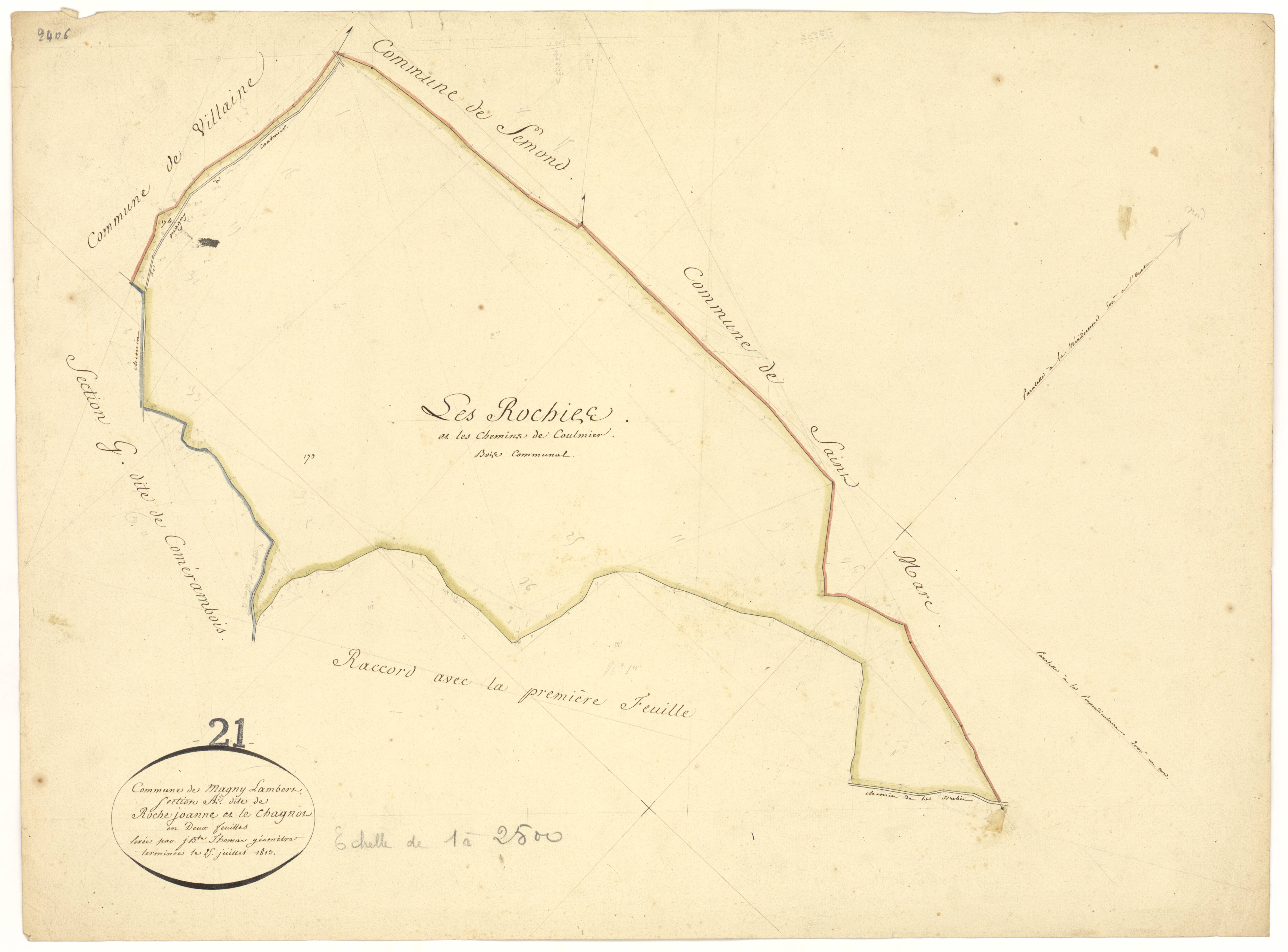 Magny-Lambert - Section A2 - 3 P PLAN 361/3