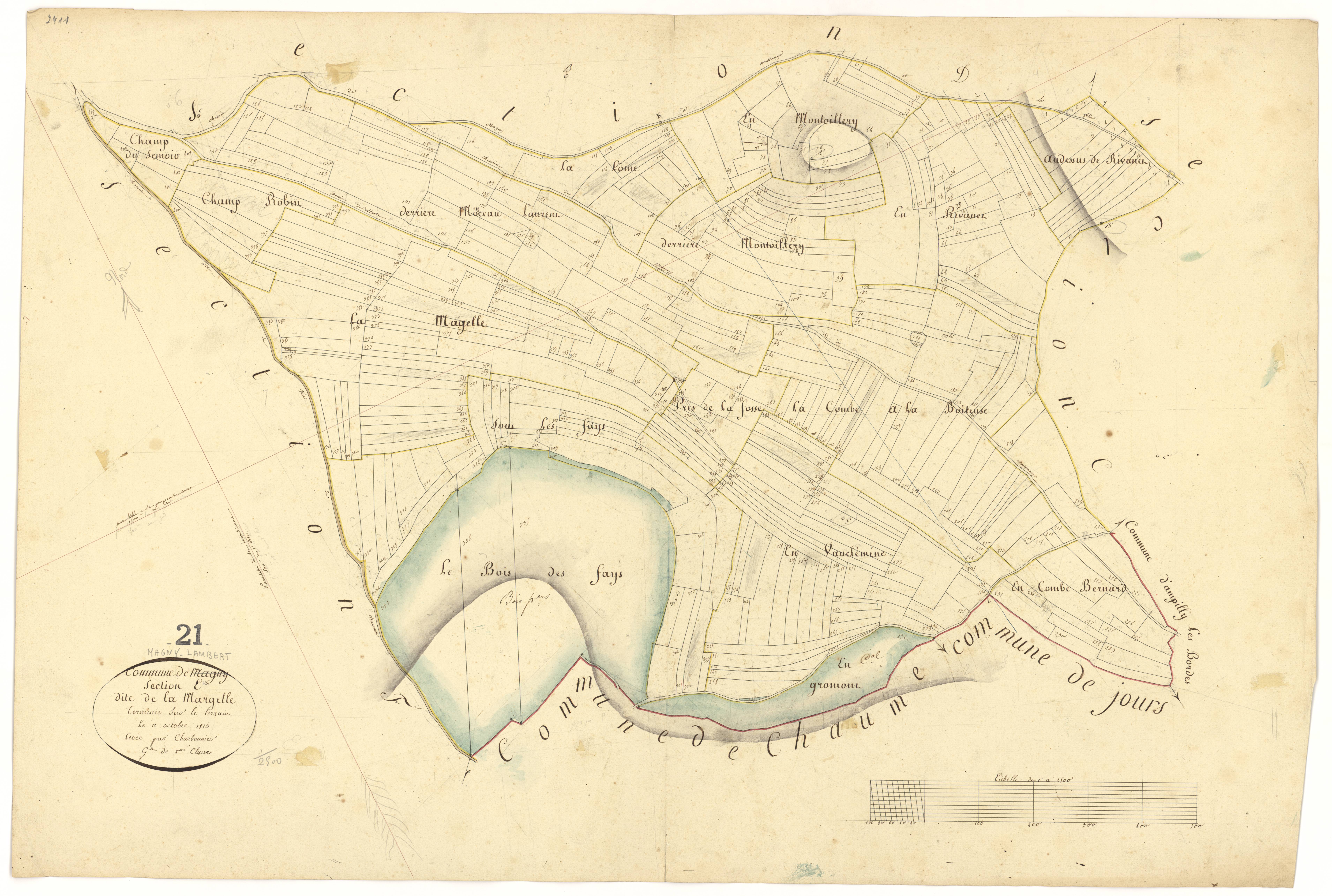 Magny-Lambert - Section E - 3 P PLAN 361/8