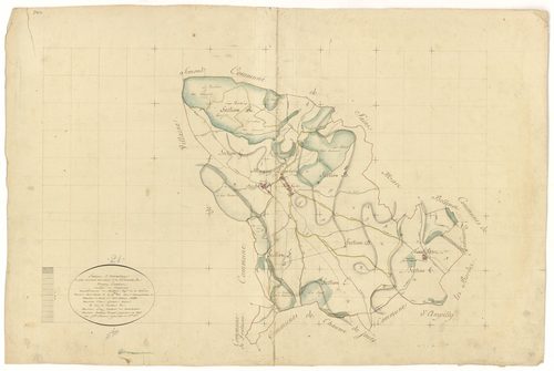 Magny-Lambert - Tableau d'assemblage - 3 P PLAN 361/1